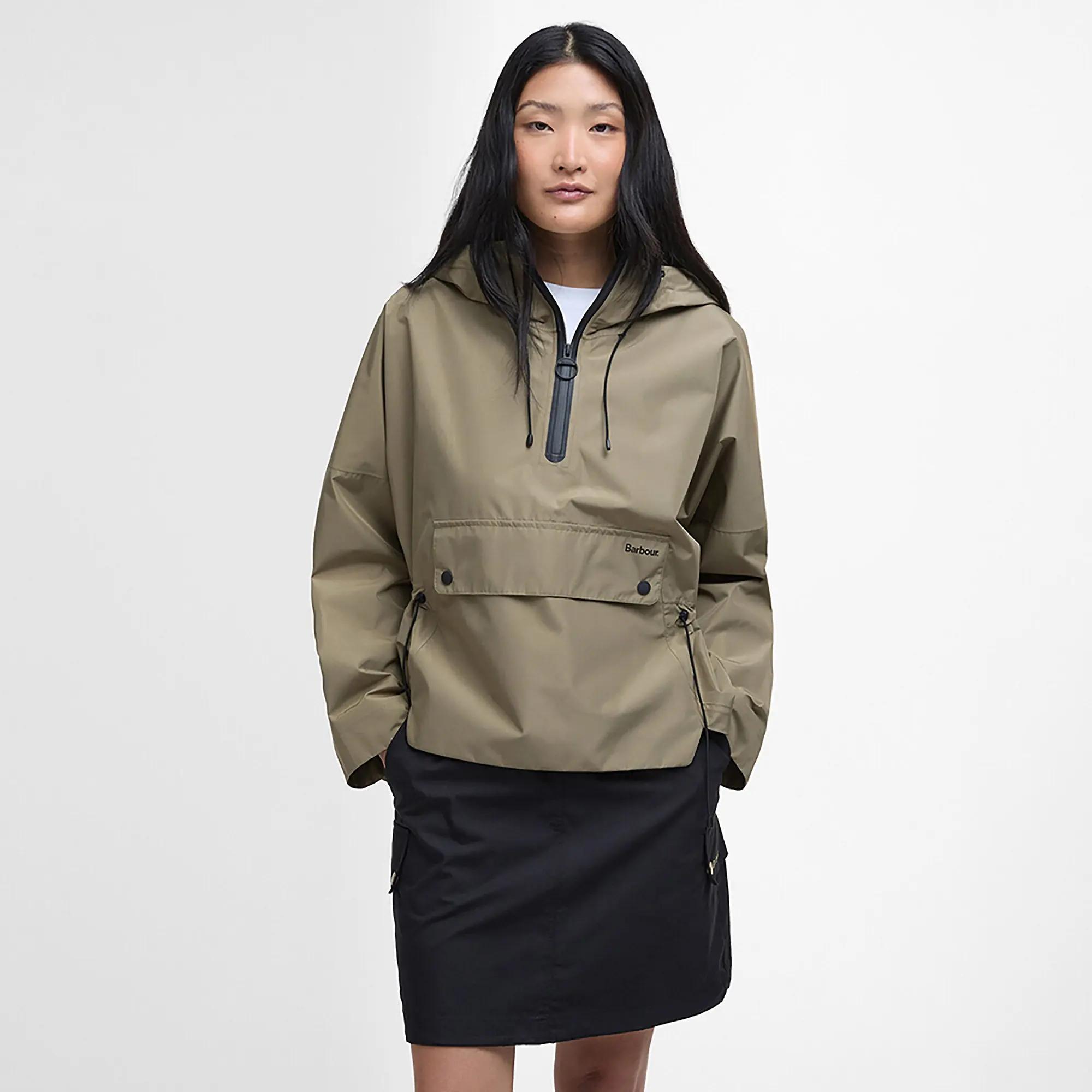 Product image 2 of 7 of Barbour Women's Lola Waterproof Smock Jacket - Dusky Green