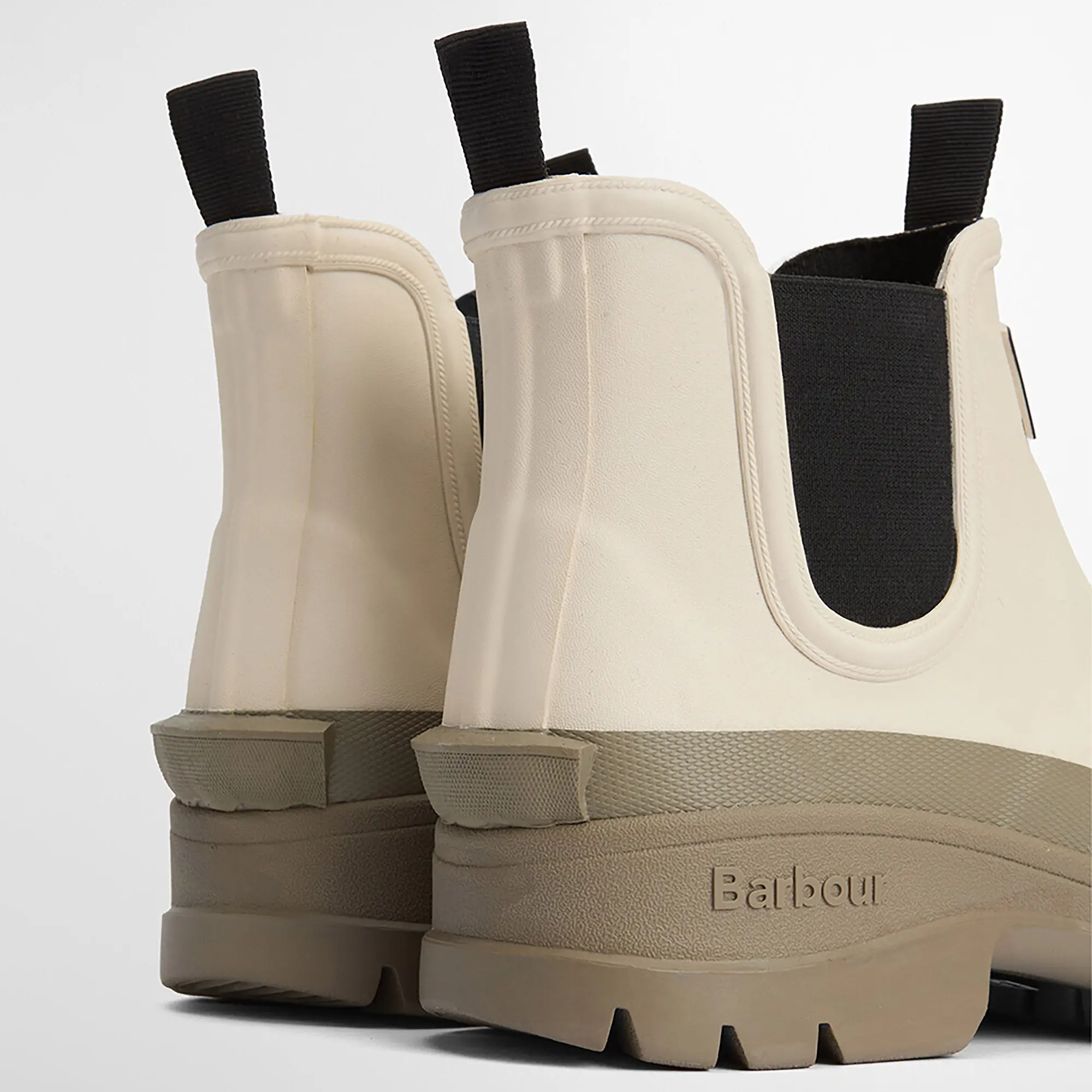 Product image 5 of 7 of Barbour Women's Nimbus Chelsea Wellington Boots - Salt/Dusky Green