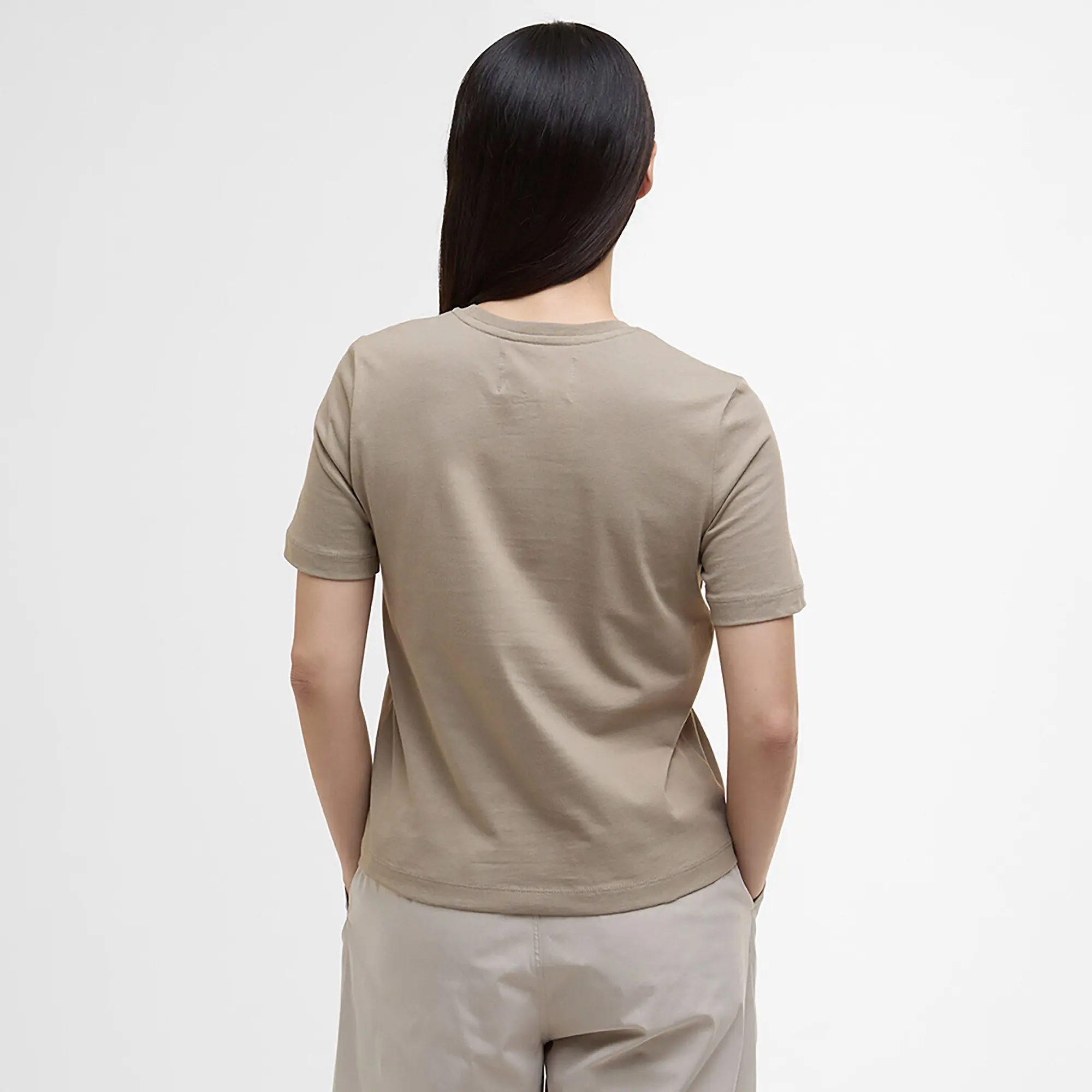 Product image 4 of 5 of Barbour Women's Penshaw T-Shirt - Military Brown