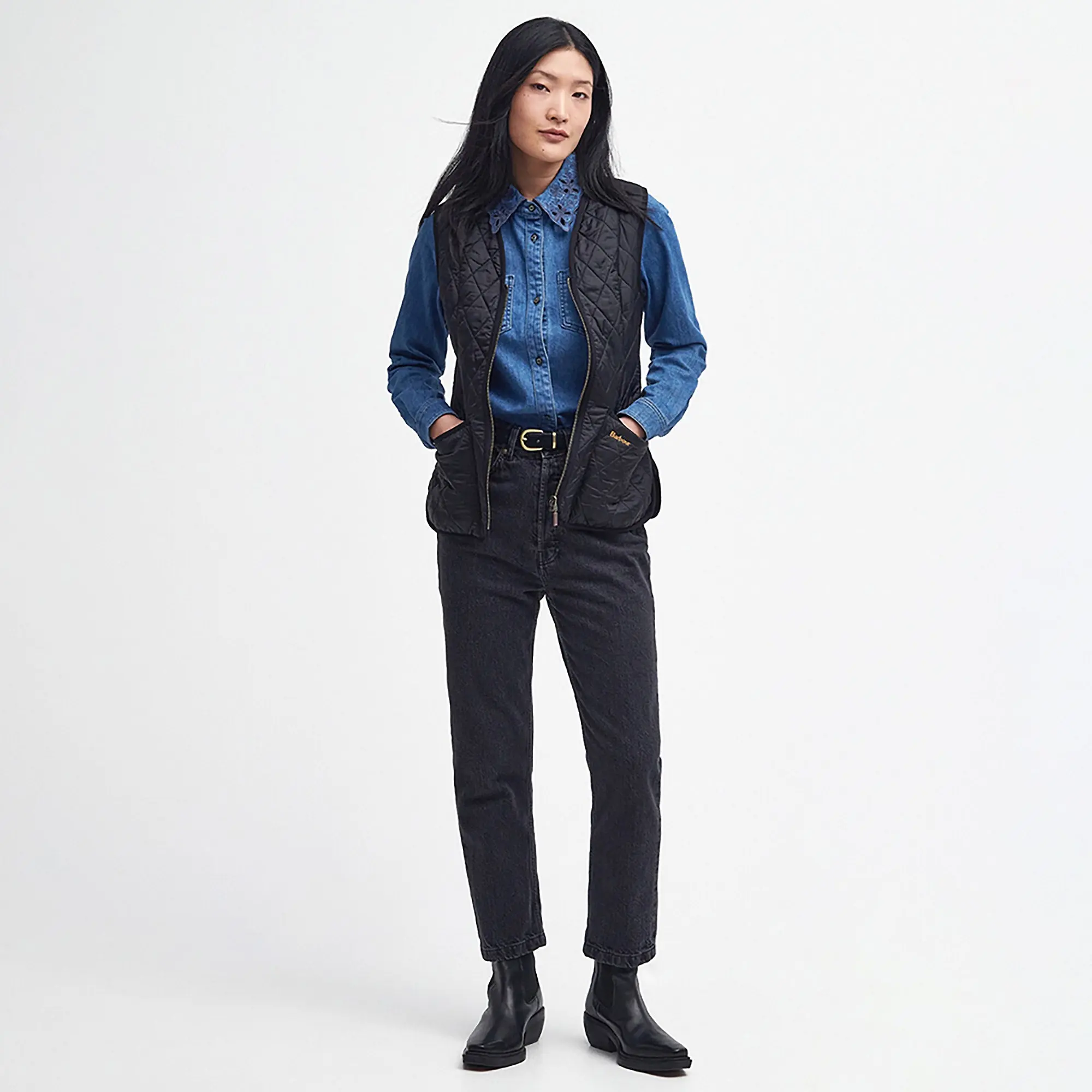 Product image 3 of 6 of Barbour Women's Betty Fleece Liner - Black