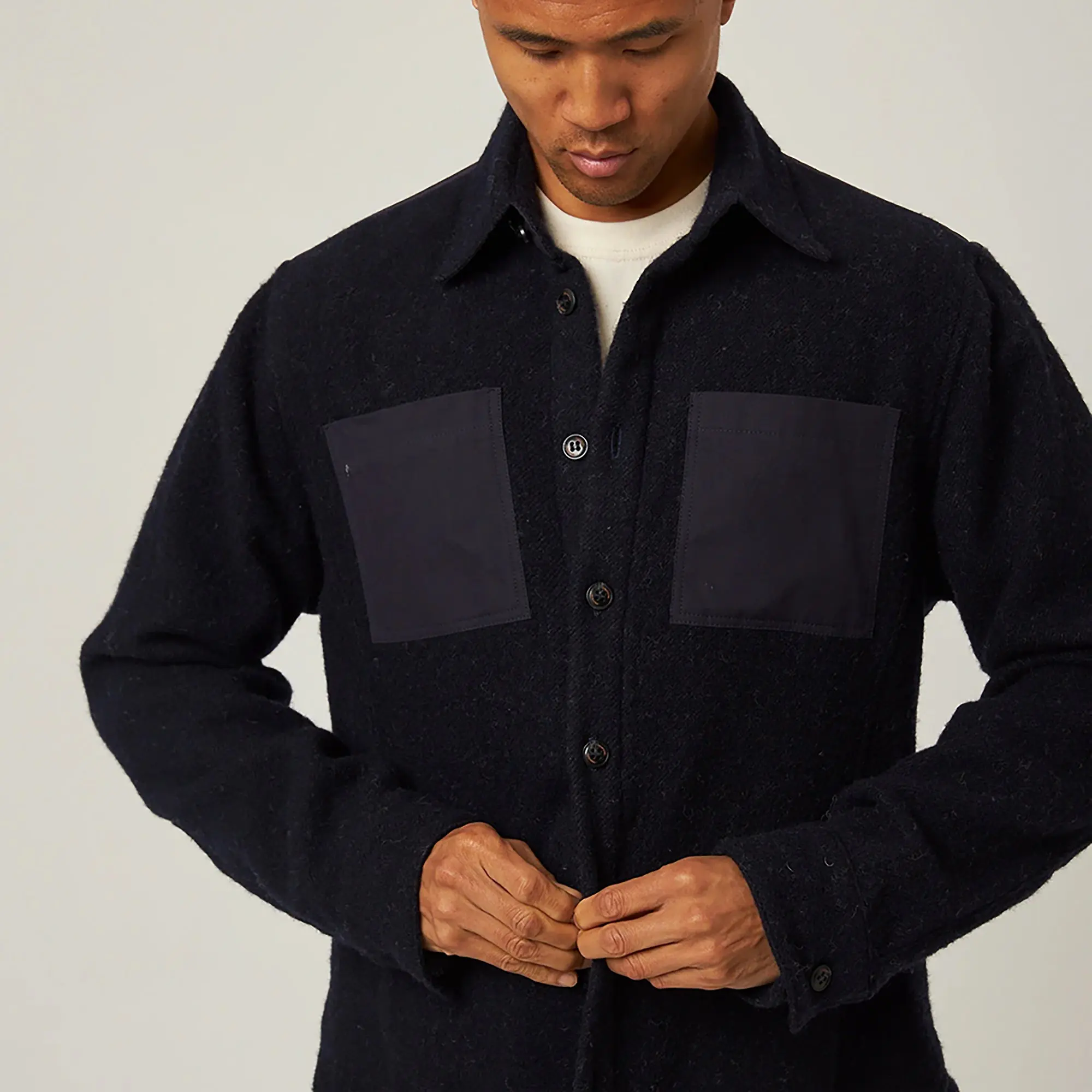 Product image 7 of 8 of Peregrine Men's Barn Shacket - Navy