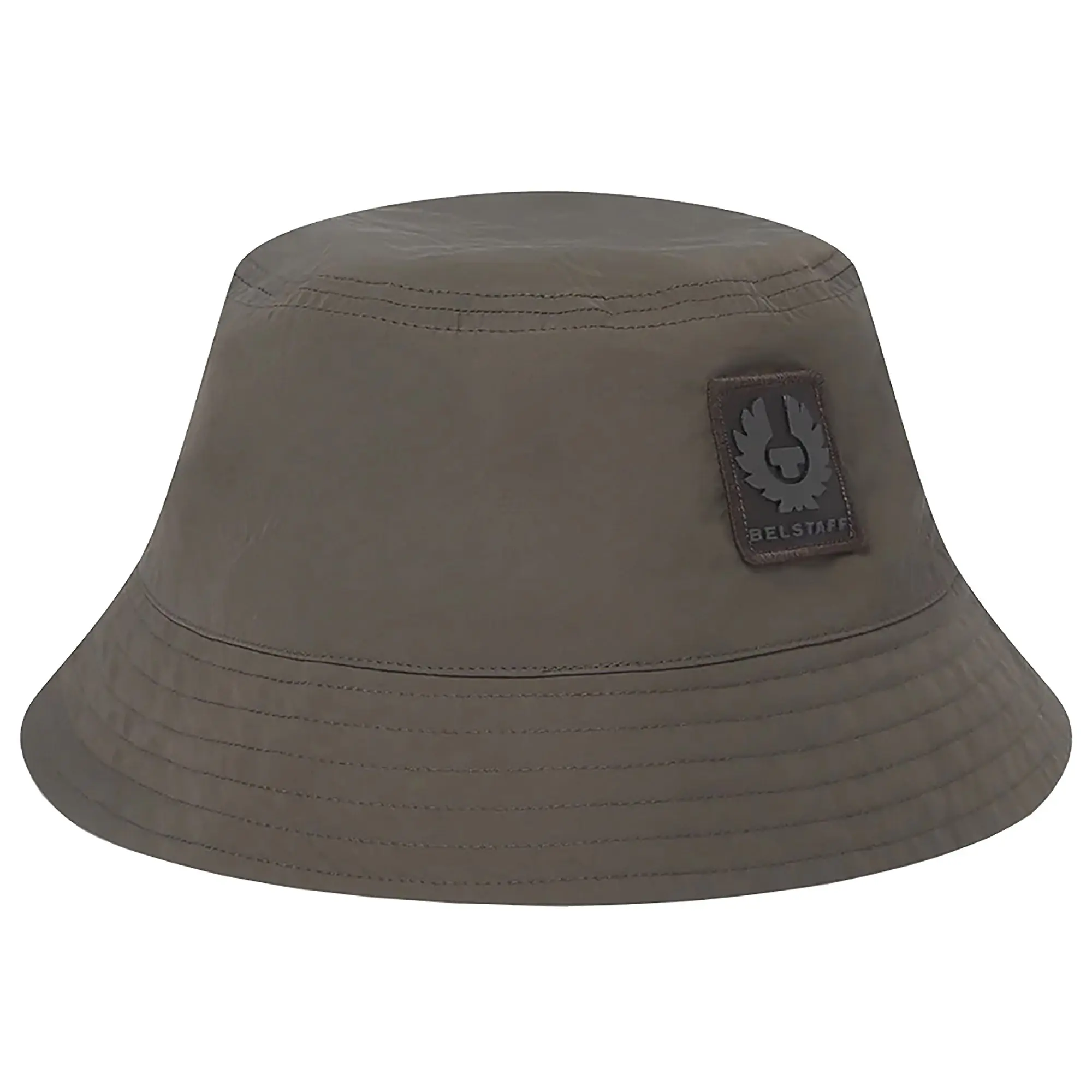 Product image 1 of 3 of Belstaff Men's Alpha Nylon Tech Shell Bucket Hat - Army Olive
