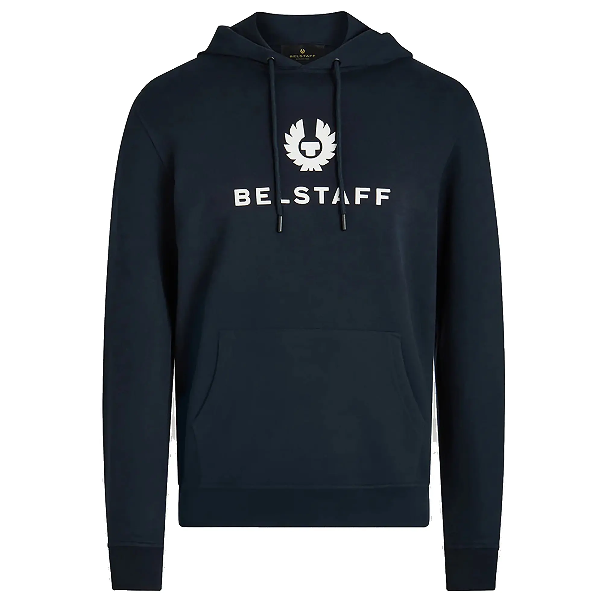 Product image 1 of 4 of Belstaff Men's Cotton Fleece Signature Hoodie - Dark Ink
