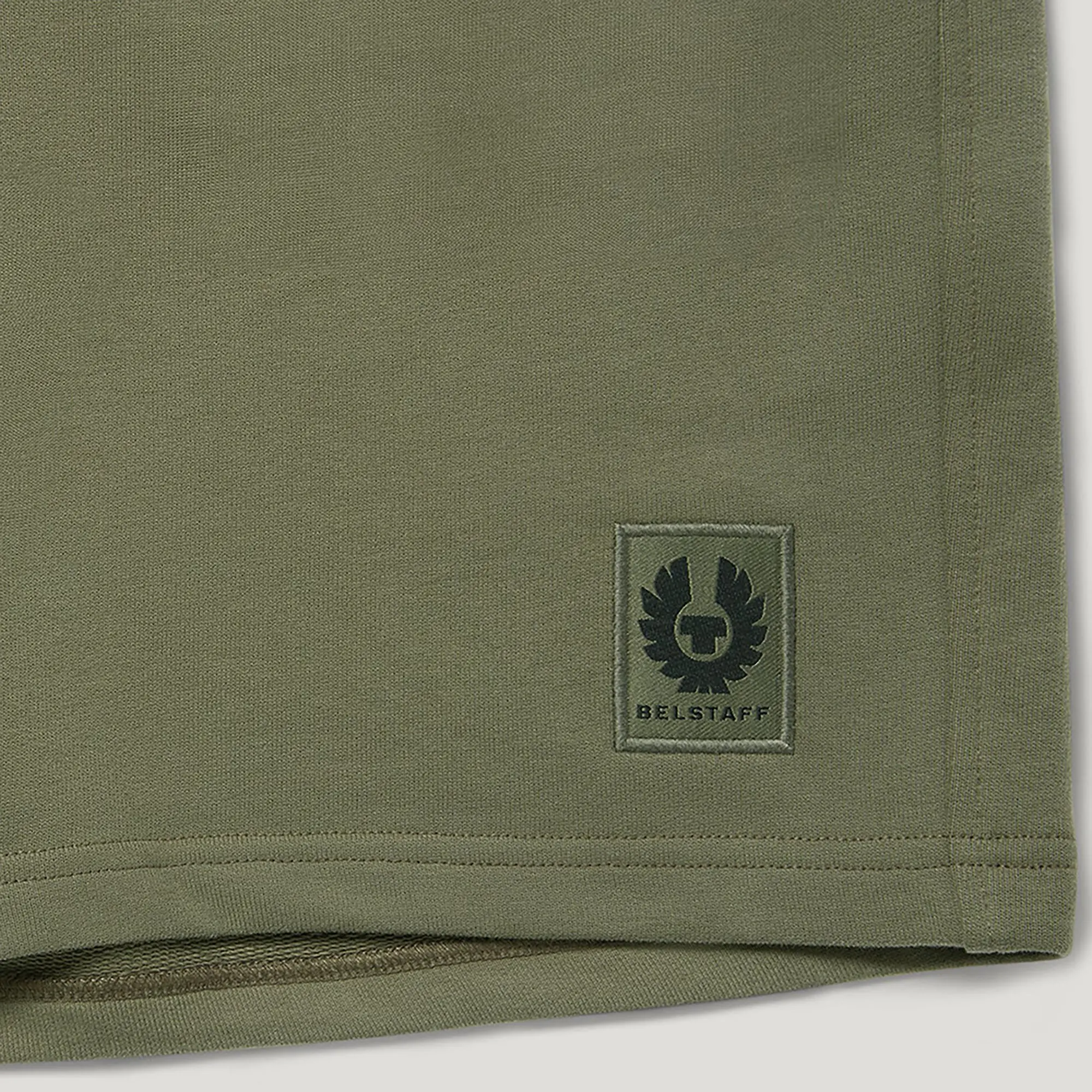Product image 3 of 3 of Belstaff Men's Cotton Fleece Sweatshorts - Surplus Green