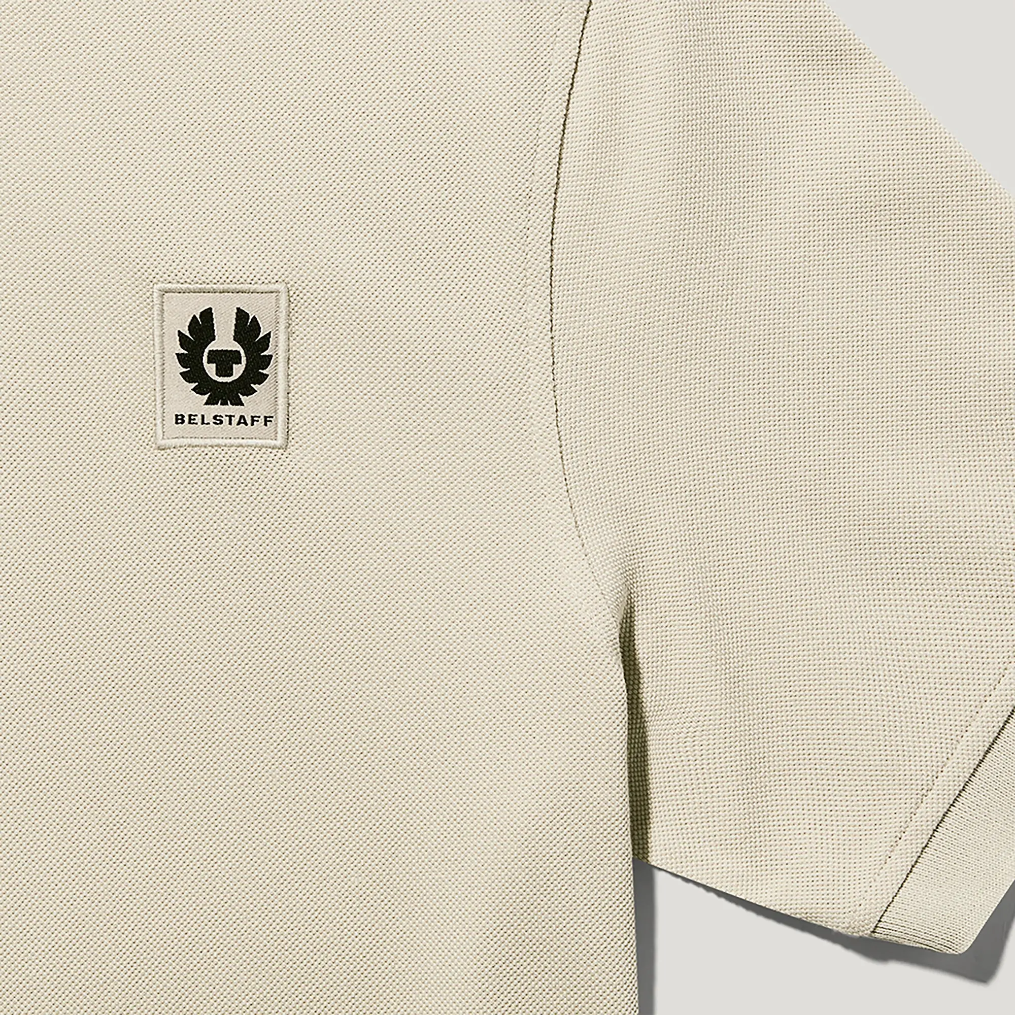 Product image 3 of 3 of Belstaff Men's Cotton Pique Polo Shirt - Stone Beige