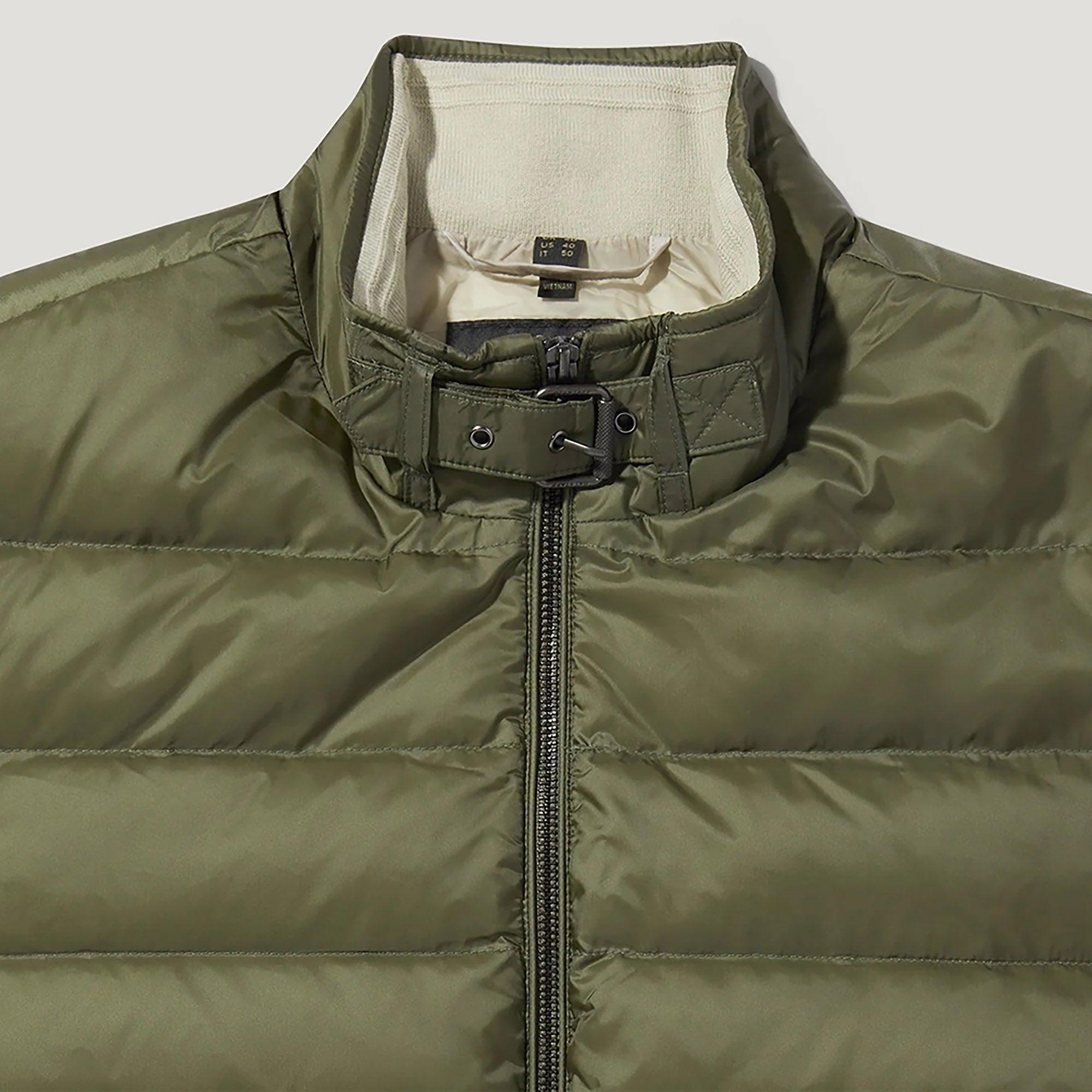 Belstaff Men's Down Filled Nylon Circuit Jacket - Surplus Green