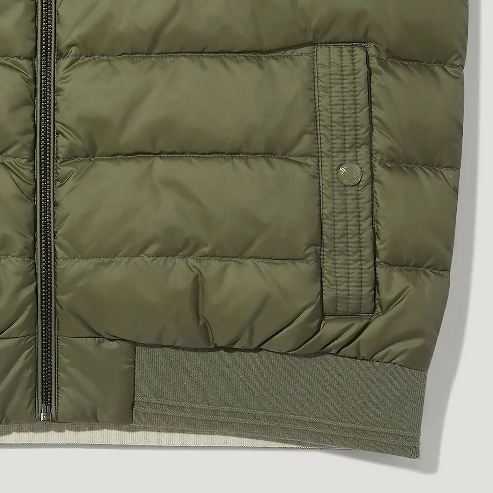 Product image 3 of 4 of Belstaff Men's Down Filled Nylon Circuit Vest Gilet - Surplus Green