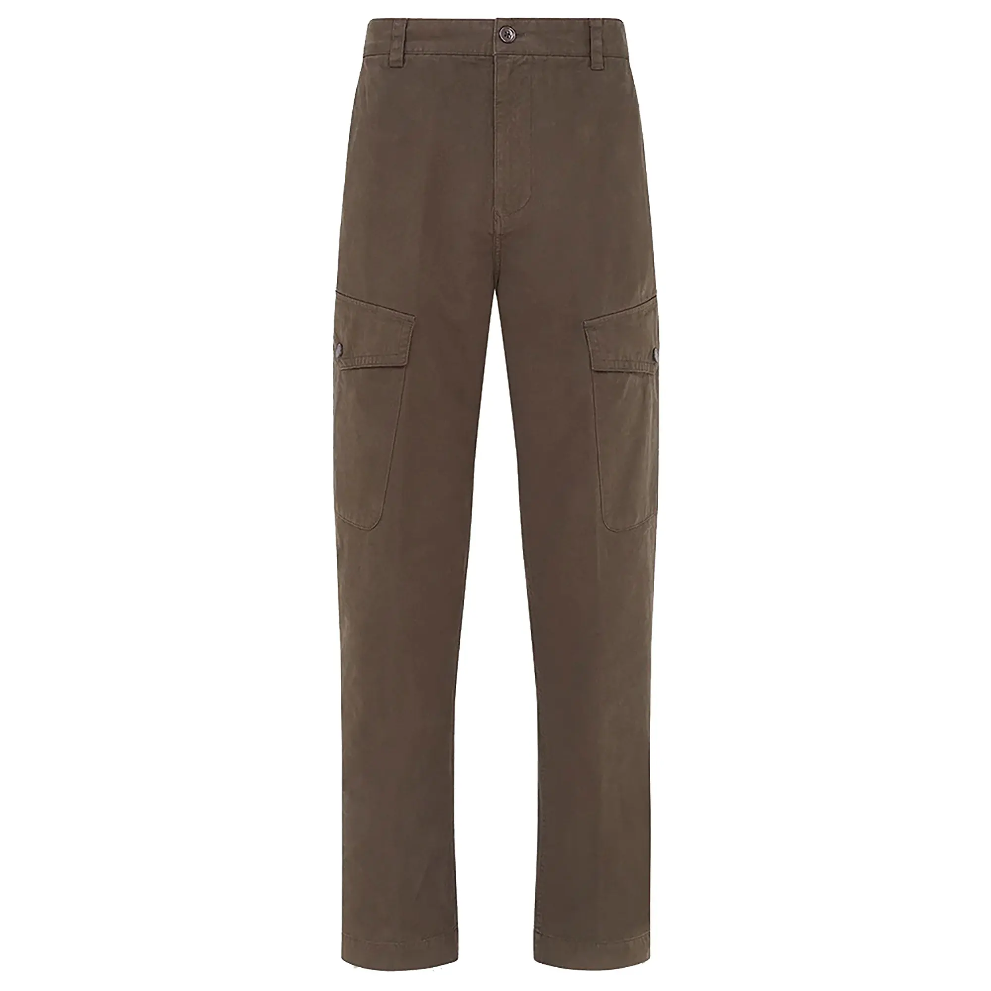 Product image 1 of 3 of Belstaff Men's Garment Dye Cotton Dispatch Cargo Trousers - Army Olive