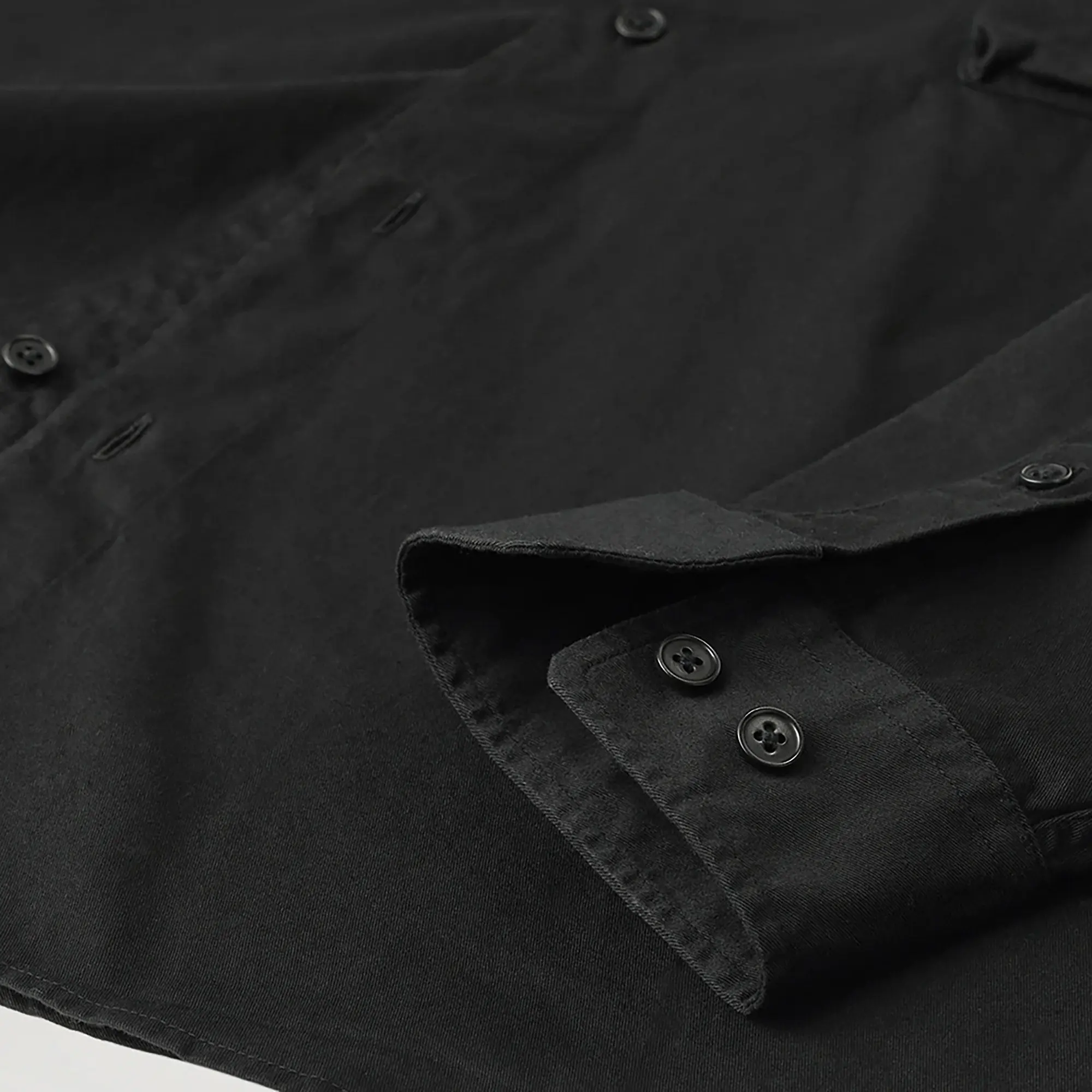 Product image 3 of 3 of Belstaff Men's Garment Dye Cotton Scale Shirt - Black