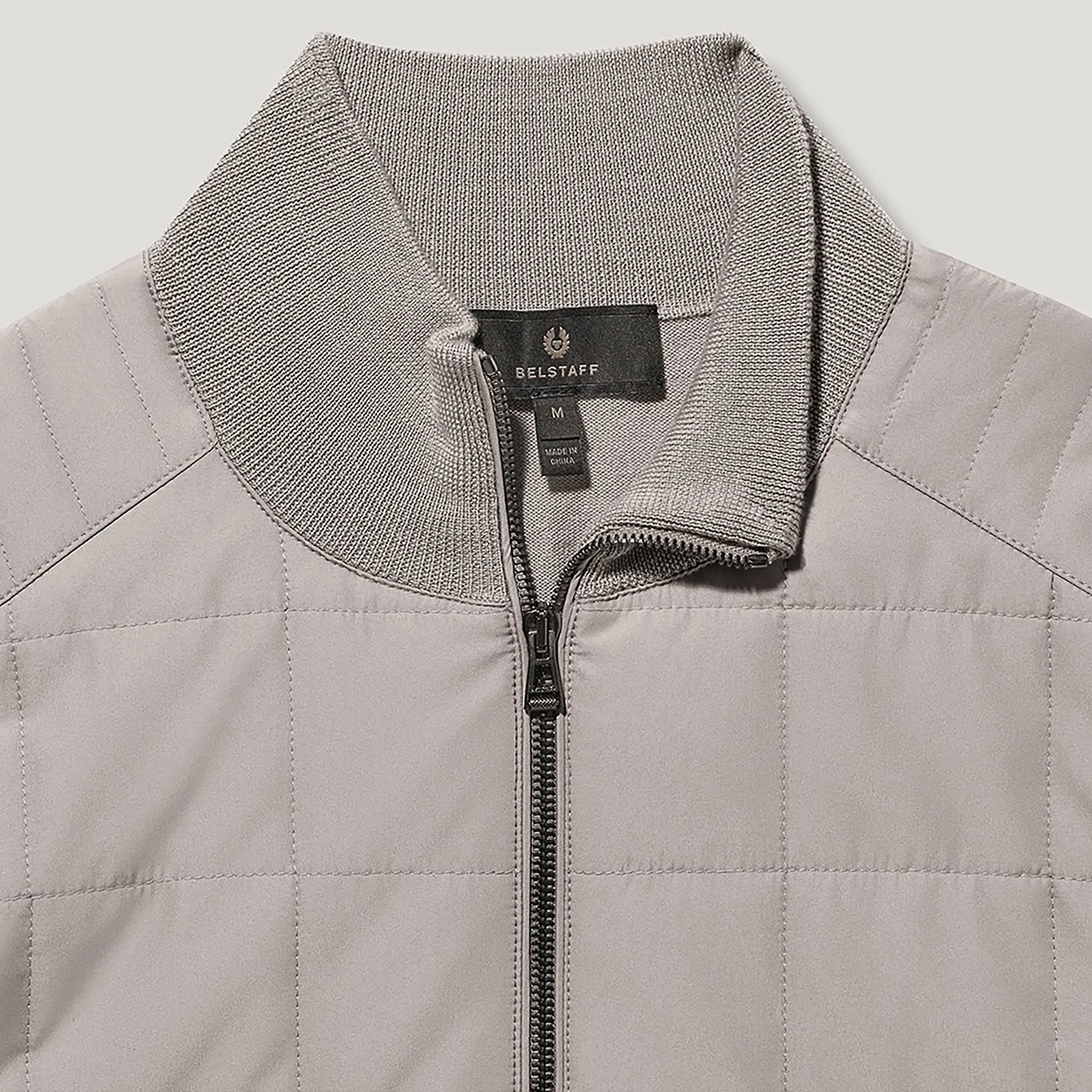 Product image 2 of 4 of Belstaff Men's Merino Wool Kelbrook Zip Cardigan - Pumice