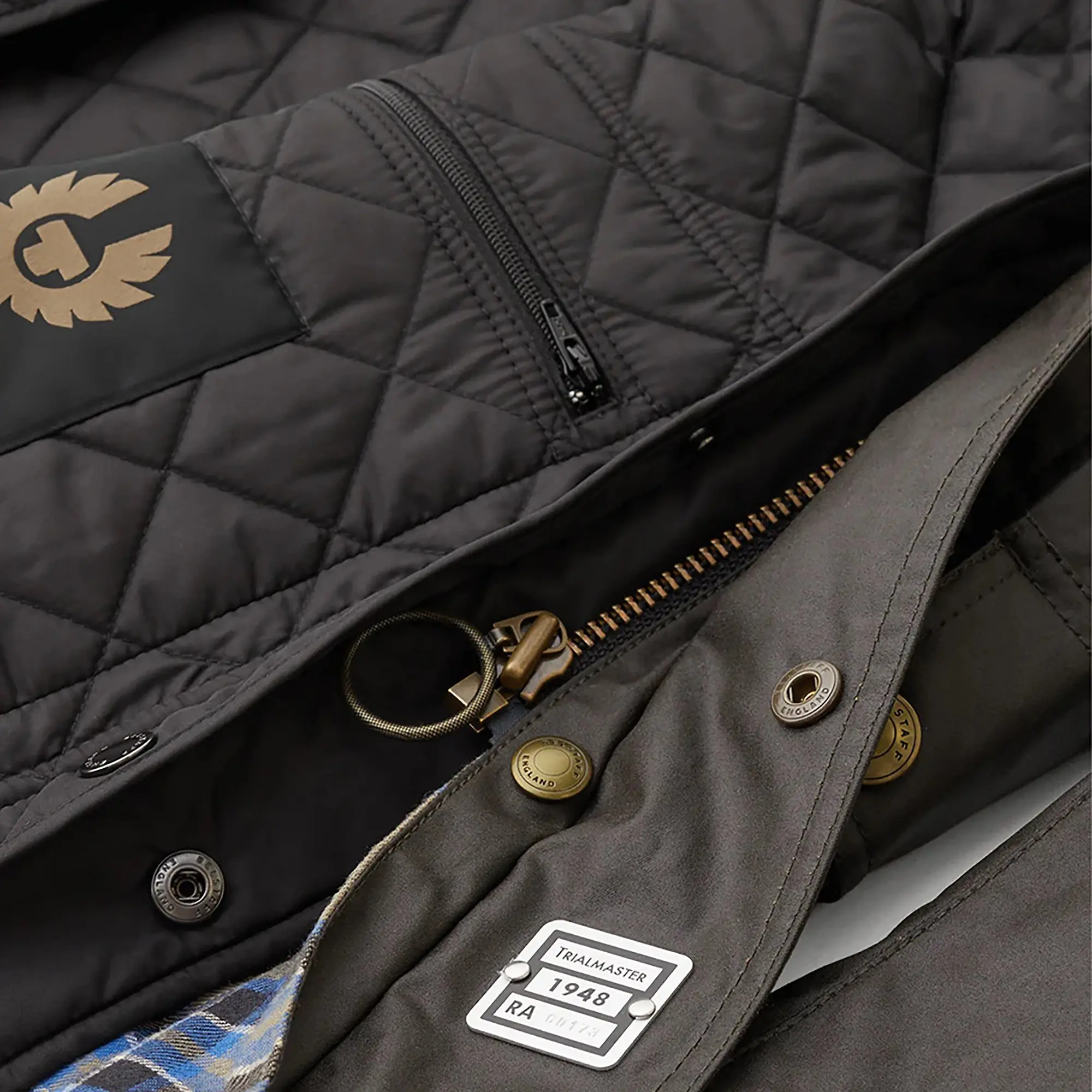 Product image 3 of 3 of Belstaff Men's Quilted Recycled Nylon Icon Gilet - Black