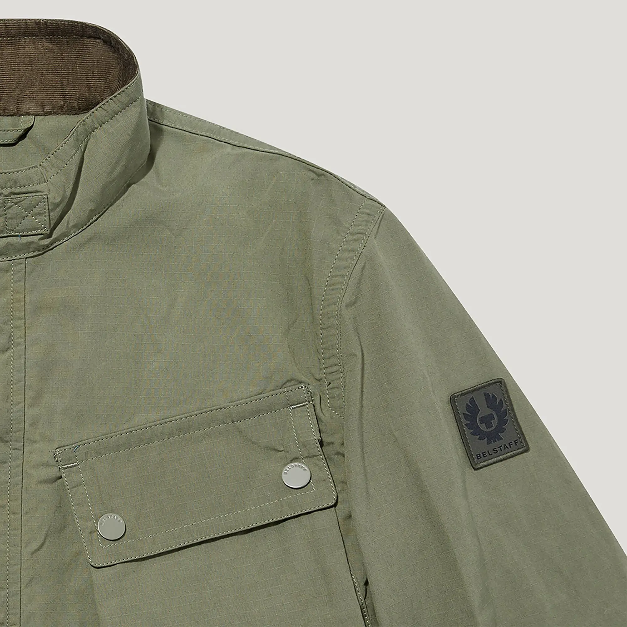 Product image 3 of 4 of Belstaff Men's Service Racemaster Jacket - Surplus Green