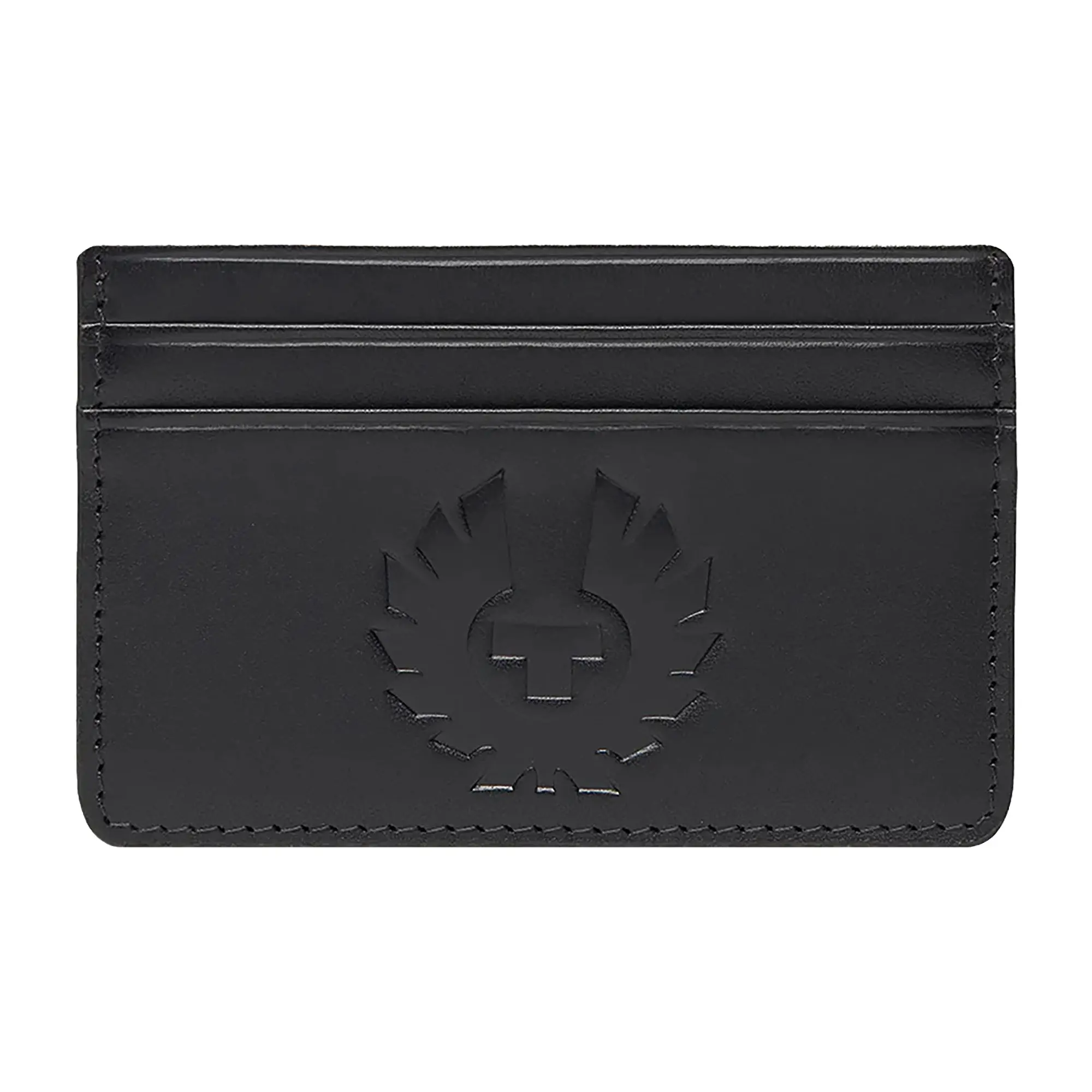 Product image 1 of 3 of Belstaff Smooth Leather Wheatle Card Holder - Black