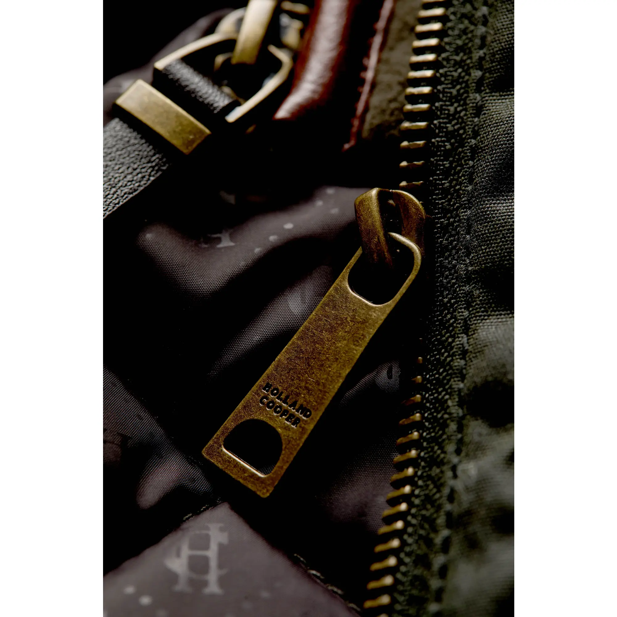 Product image 8 of 11 of Holland Cooper Women's Belted Waxed Jacket - Dark Olive
