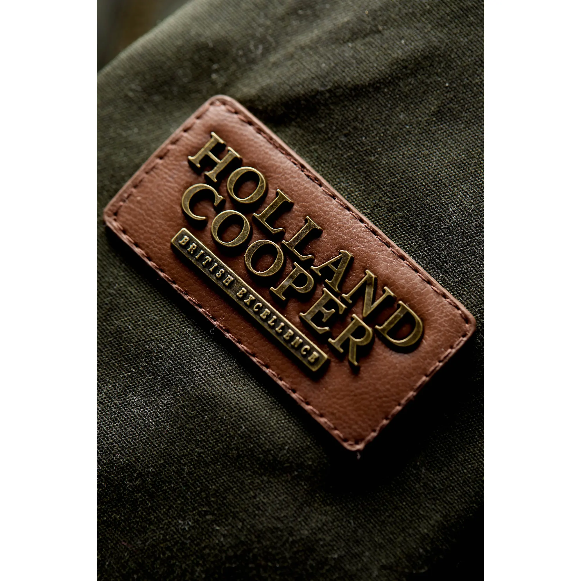 Product image 6 of 11 of Holland Cooper Women's Belted Waxed Jacket - Dark Olive
