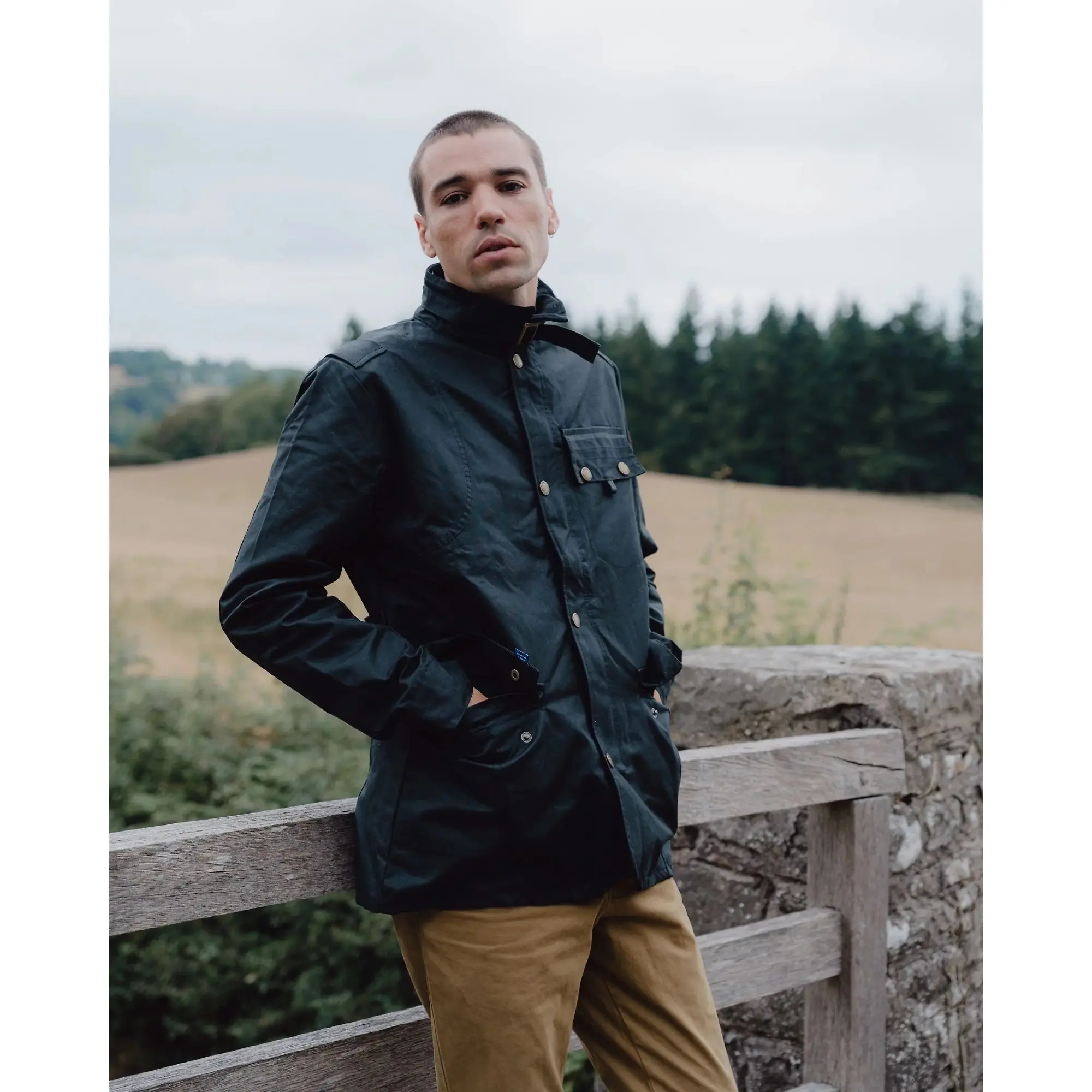 Product image 8 of 8 of Peregrine Men's Bexley Waxed Jacket - Black
