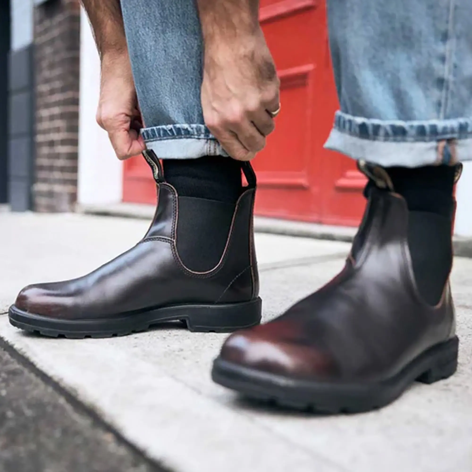 Product image 3 of 5 of Blundstone 2506 Originals Chelsea Boots - Coffee Brush Leather