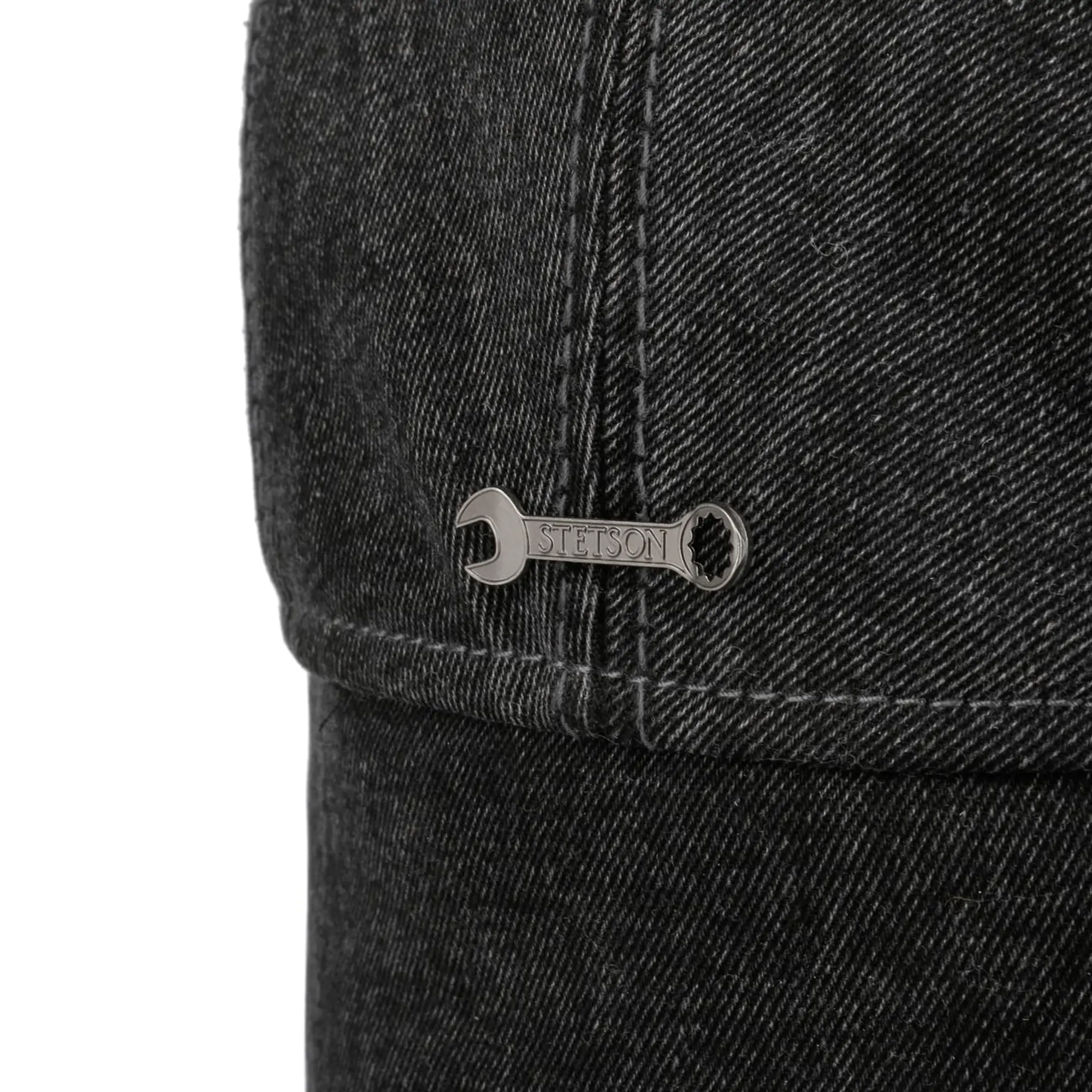 Product image 4 of 8 of Stetson Bomber Denim Garage Aviator Hat - Black