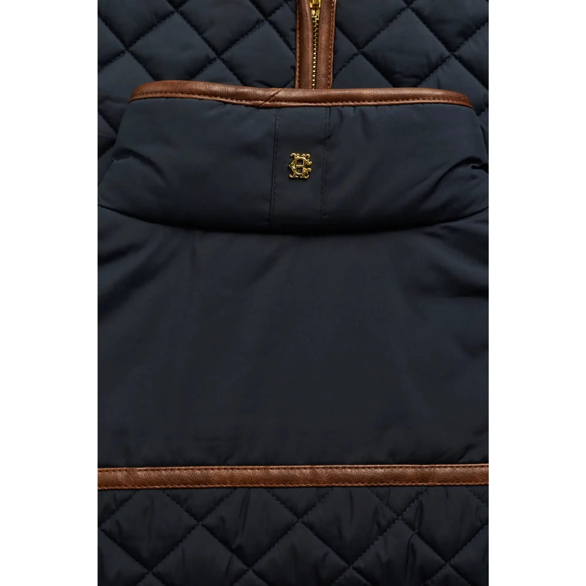 Product image 10 of 10 of Holland Cooper Women's Boughton Diamond Quilt Gilet - Ink Navy