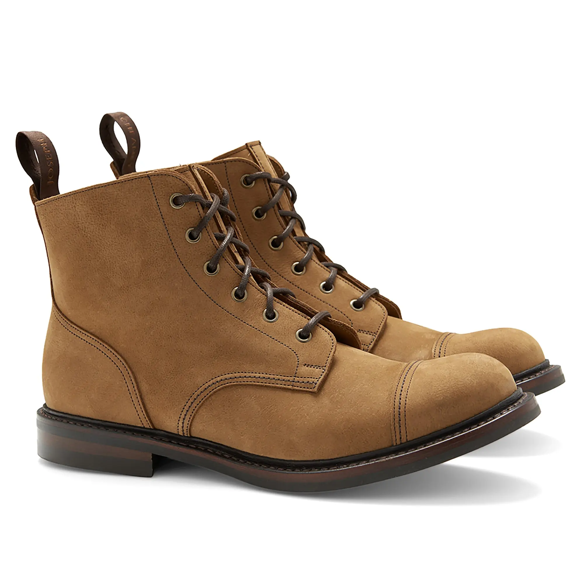 Product image 3 of 6 of Cheaney Men's Hurricane II R Derby Boots - Biscuit Kudu Nubuck