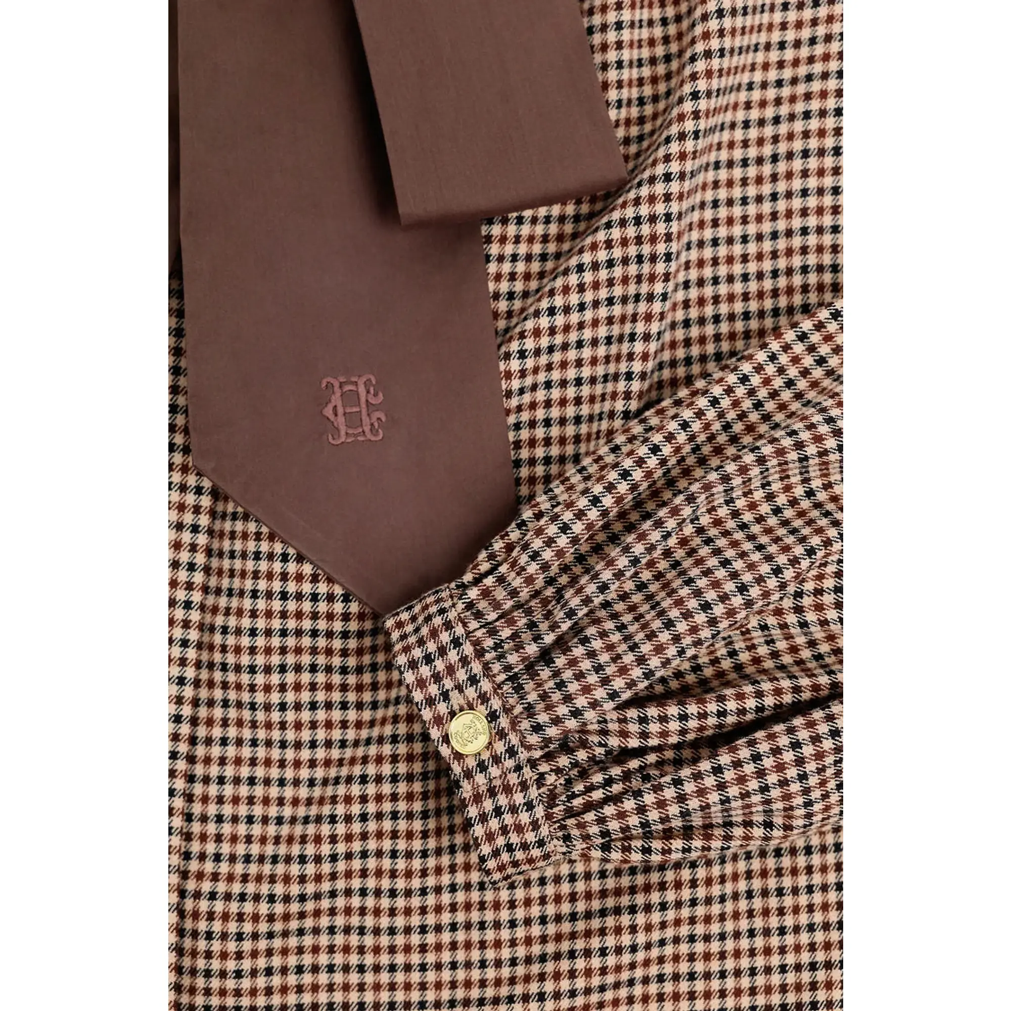 Product image 10 of 11 of Holland Cooper Women's Burford Blouse - Coffee Gingham
