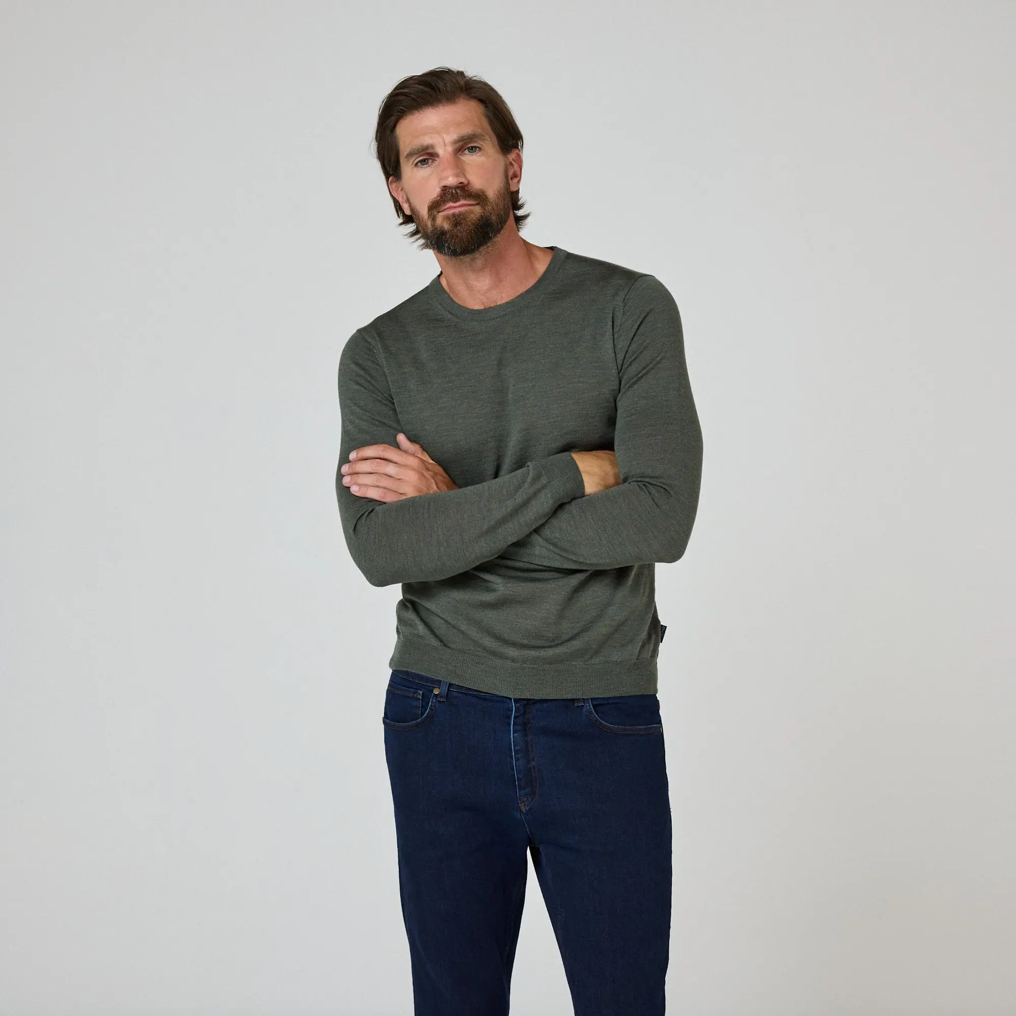 Product image 2 of 8 of Oliver Sweeney Men's Camber Jumper - Khaki