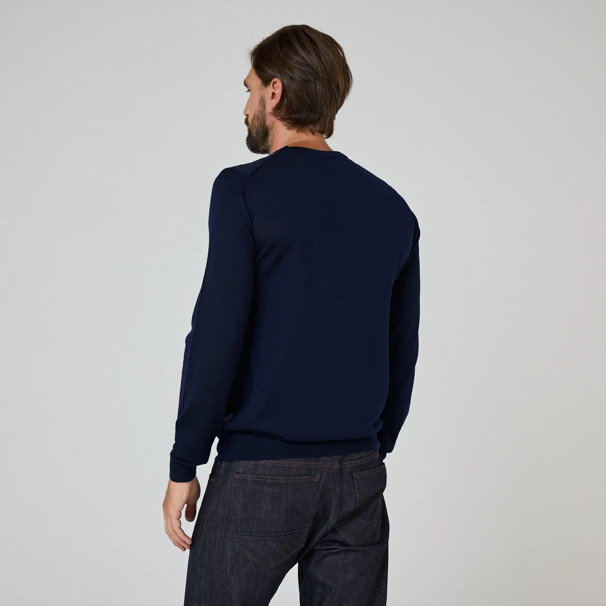 Product image 4 of 8 of Oliver Sweeney Men's Camber Jumper - Navy