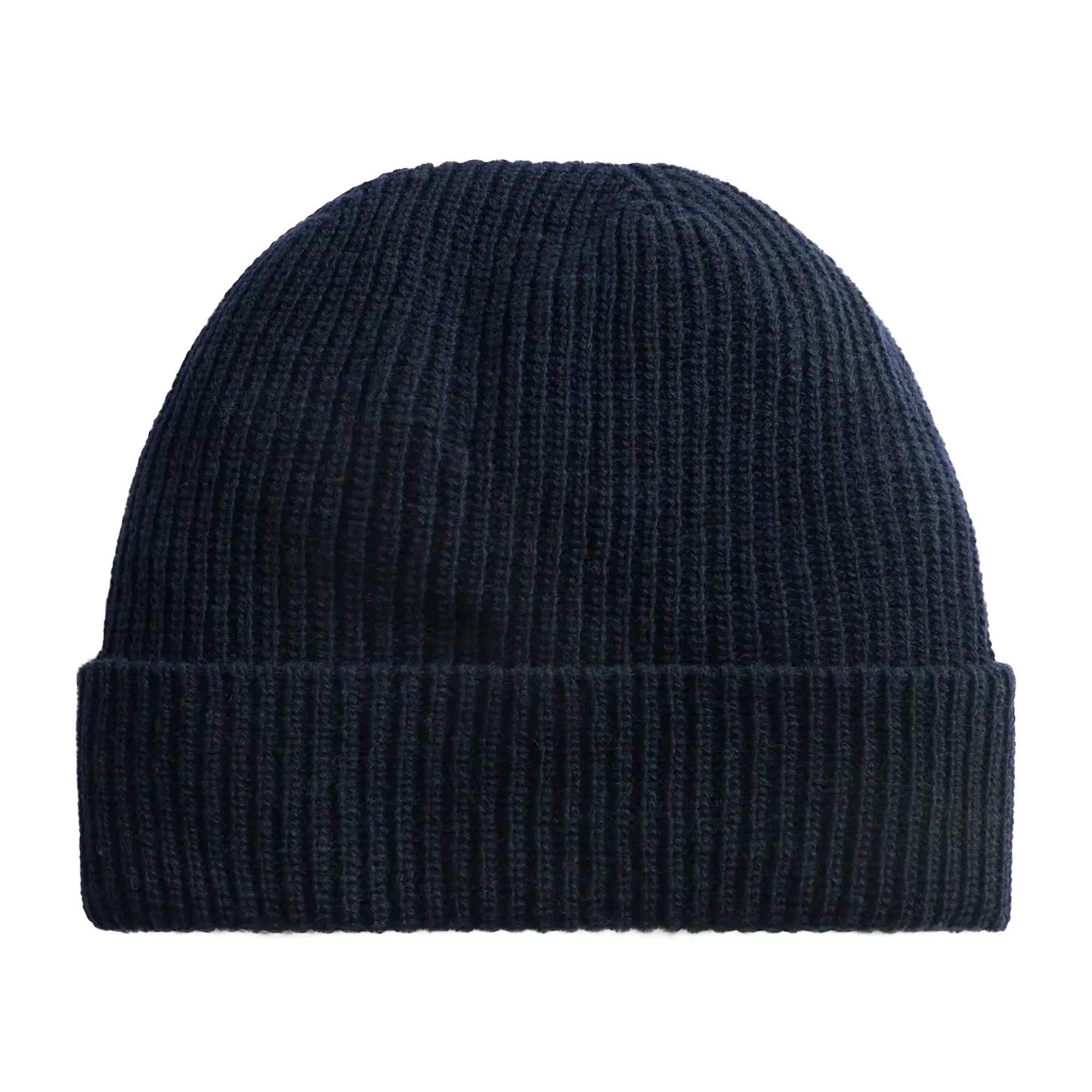 Product image 2 of 3 of Woolrich Men's Merino Knitted Ribbed Beanie - Melton Blue