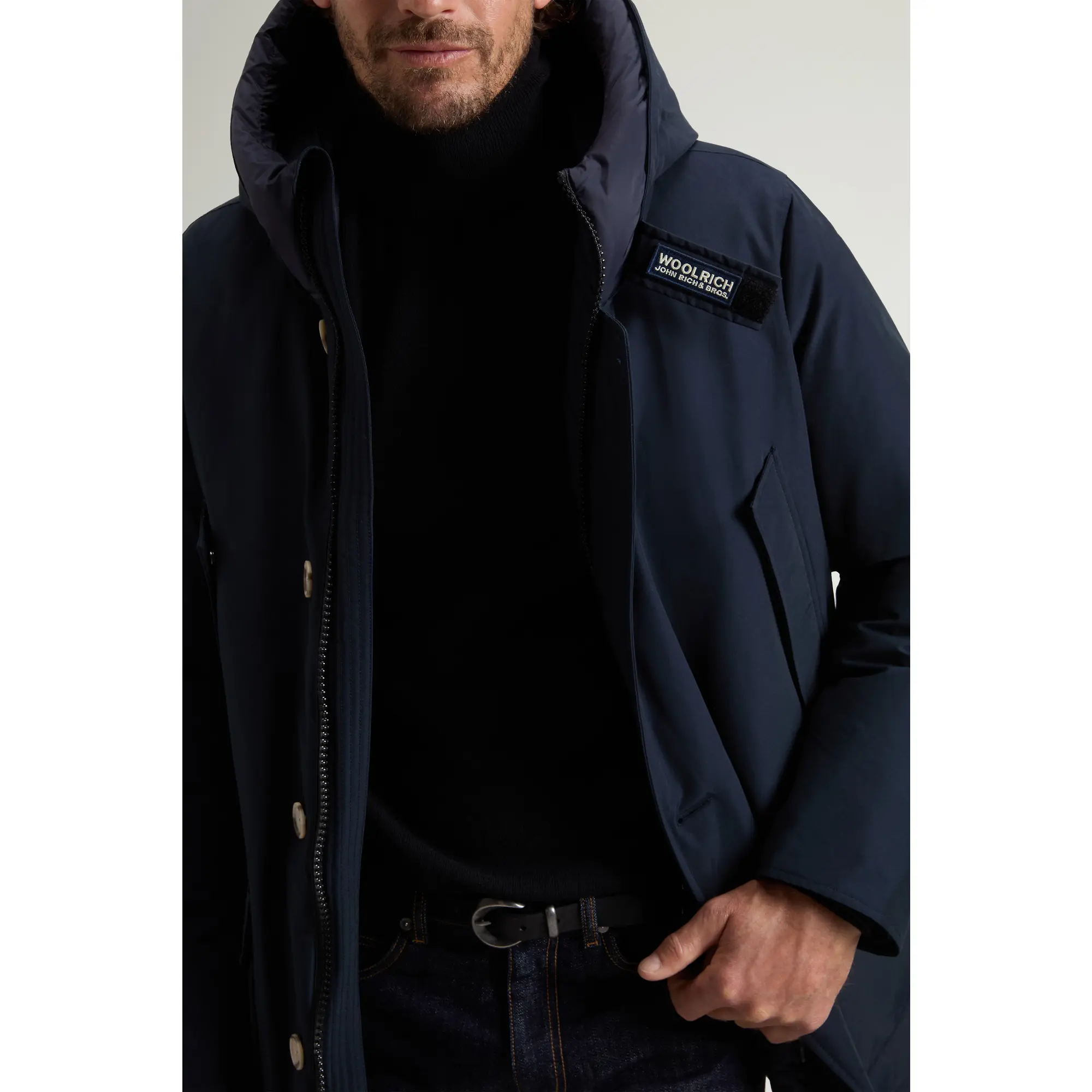 Product image 4 of 4 of Woolrich Men's Ramar Cloth Arctic Parka - Melton Blue