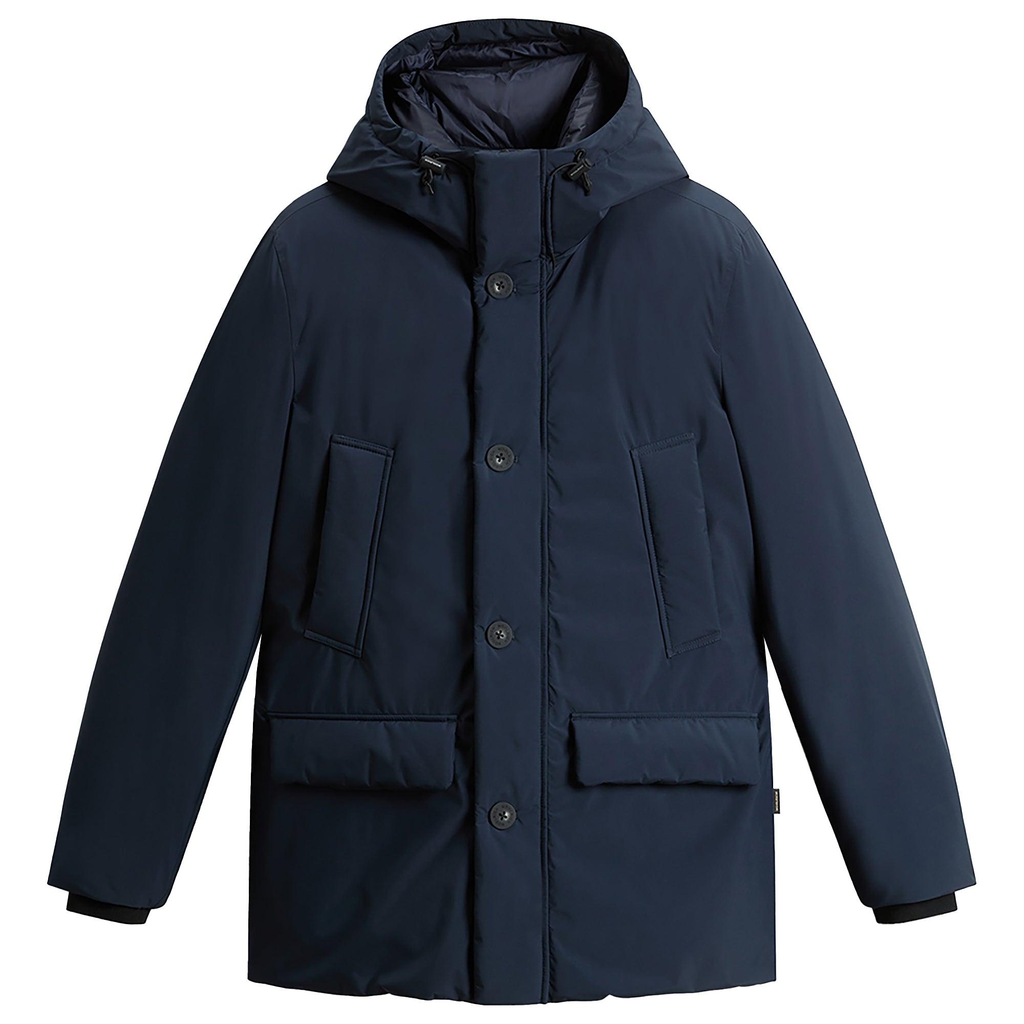 Woolrich Men's Cloud Arctic Parka - Melton Blue | British Attire