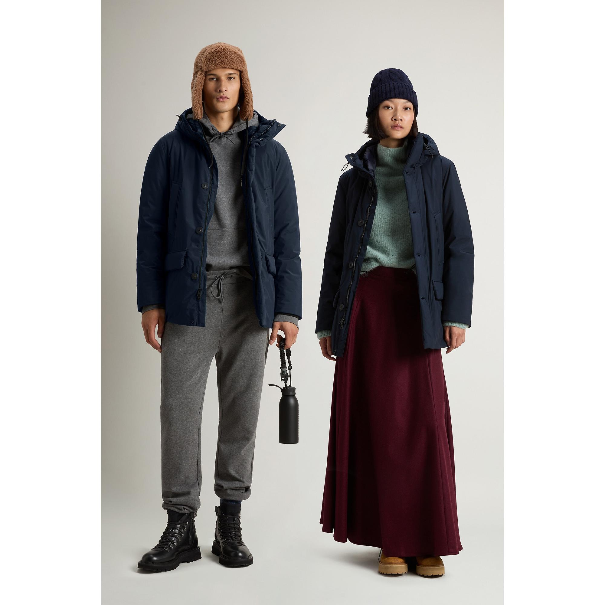 Woolrich Men's Cloud Arctic Parka - Melton Blue | British Attire