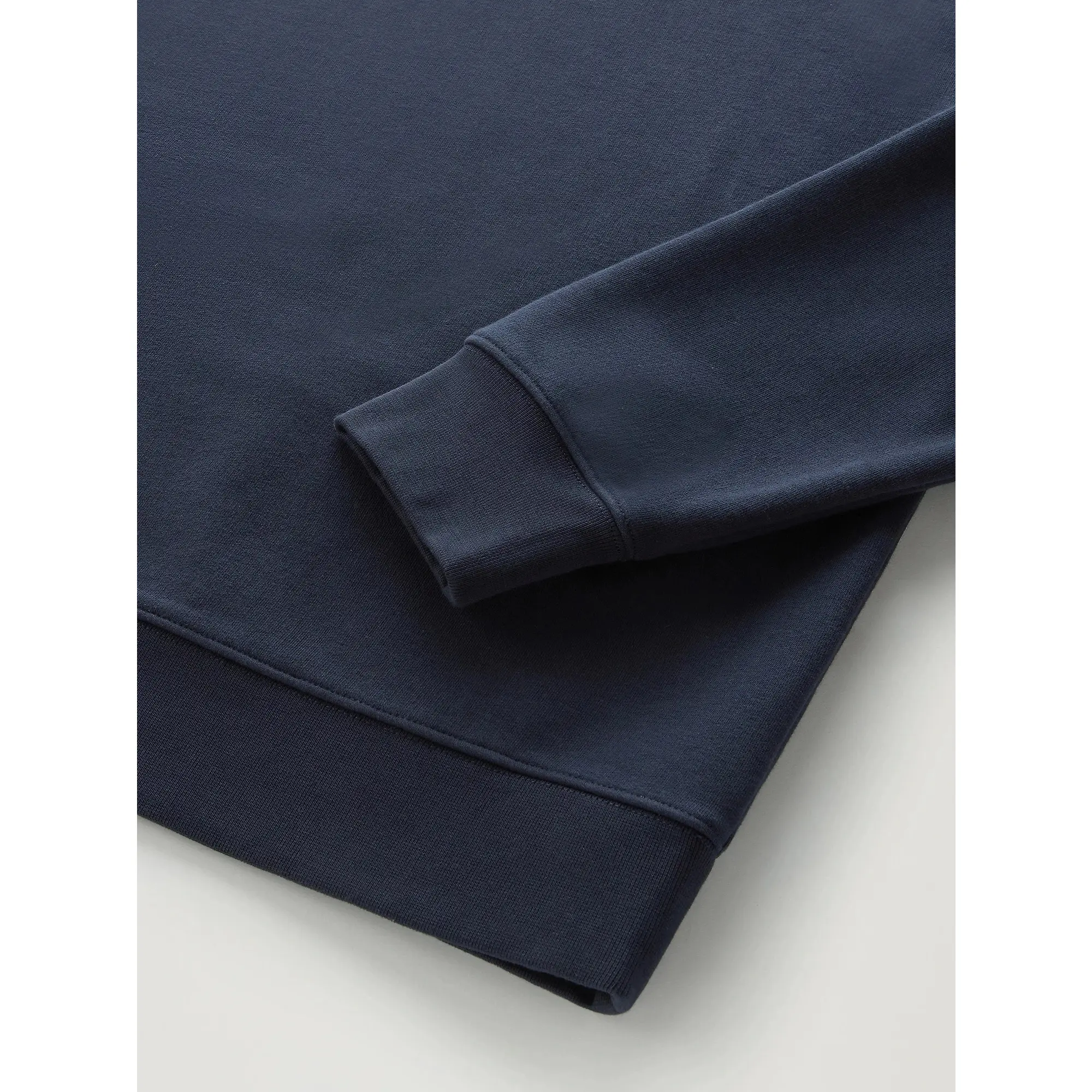 Product image 6 of 8 of Woolrich Men's Logo Script Cotton Fleece Crewneck - Melton Blue