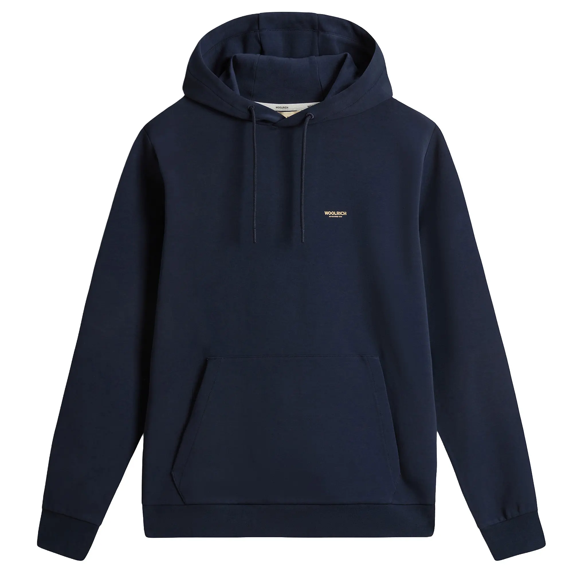 Product image 1 of 5 of Woolrich Men's Cotton-Blend Interlock Hooded Sweatshirt - Melton Blue