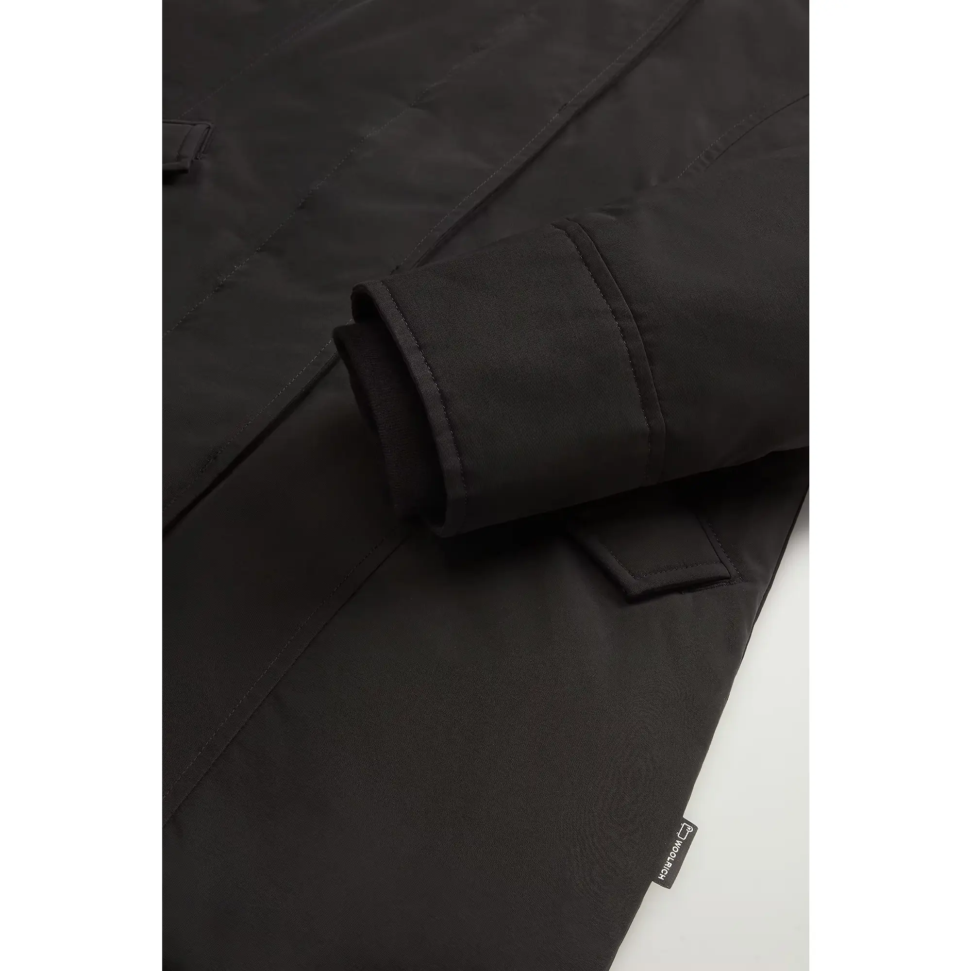 Product image 4 of 4 of Woolrich Women's Ramar Cloth Arctic Parka with Detachable Fur Trim - Black