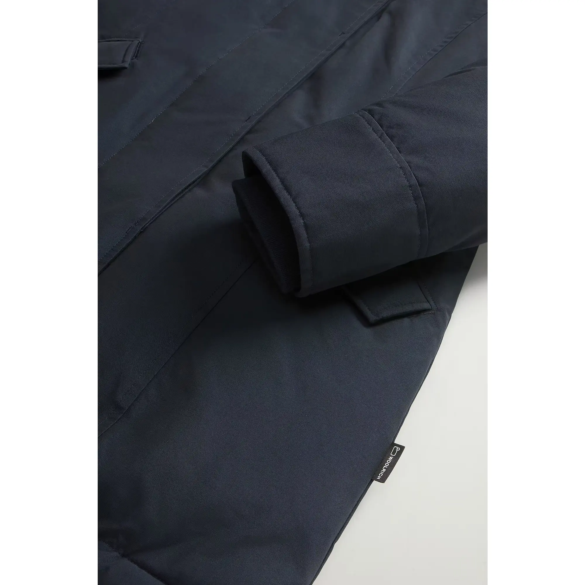 Product image 4 of 4 of Woolrich Women's Ramar Cloth Arctic Parka with Detachable Fur Trim - Dark Navy