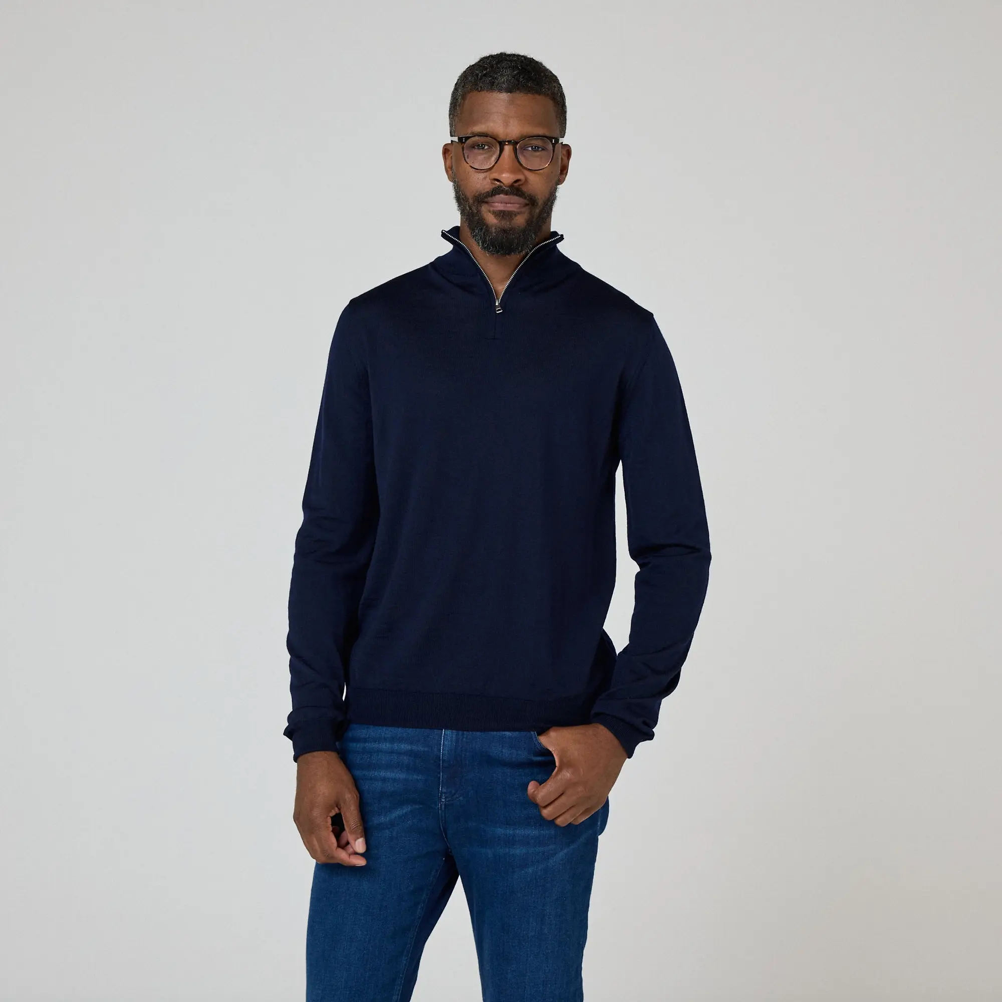 Product image 2 of 9 of Oliver Sweeney Men's Curragh Jumper - Navy