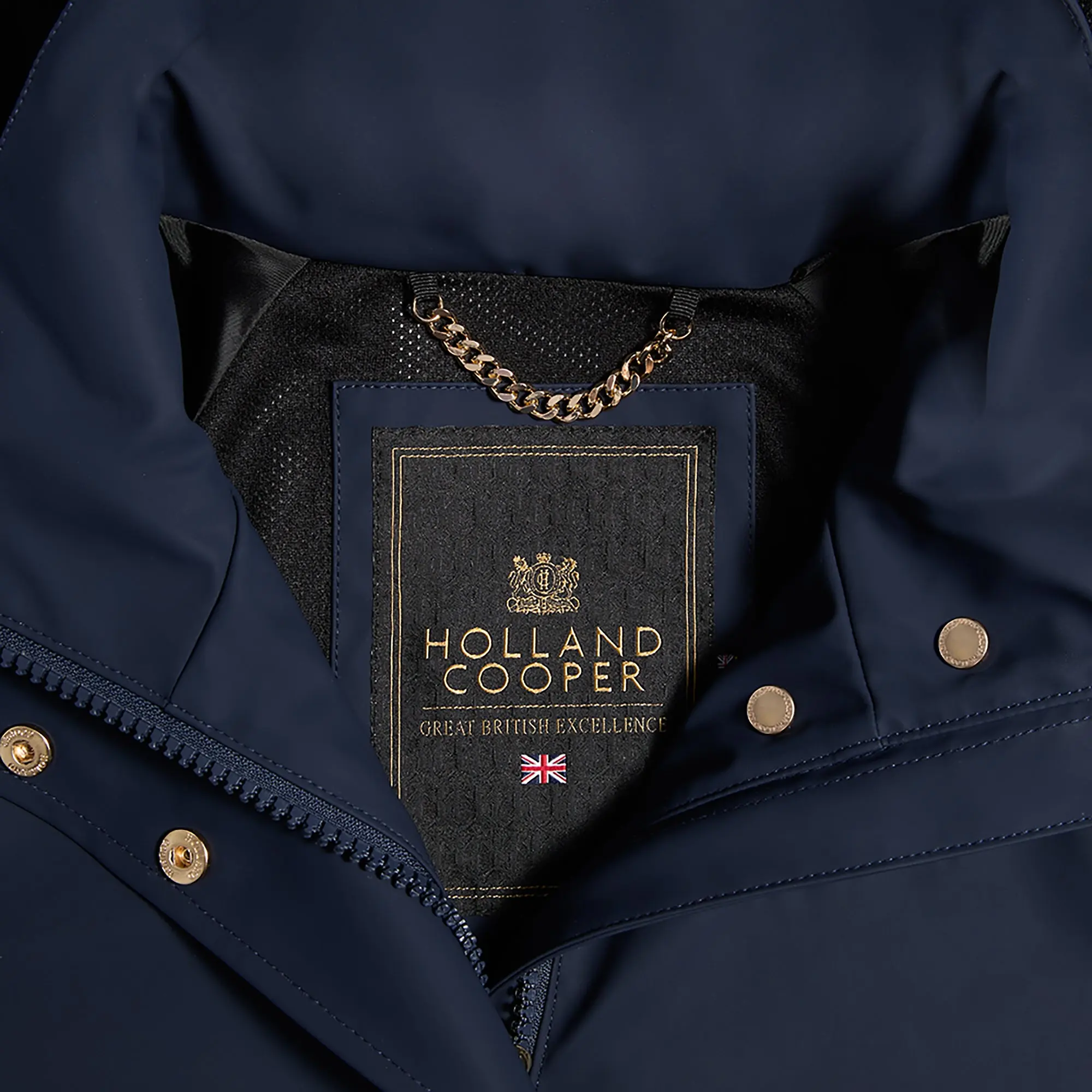 Product image 8 of 10 of Holland Cooper Women's Chartwell Rain Parka - Ink Navy