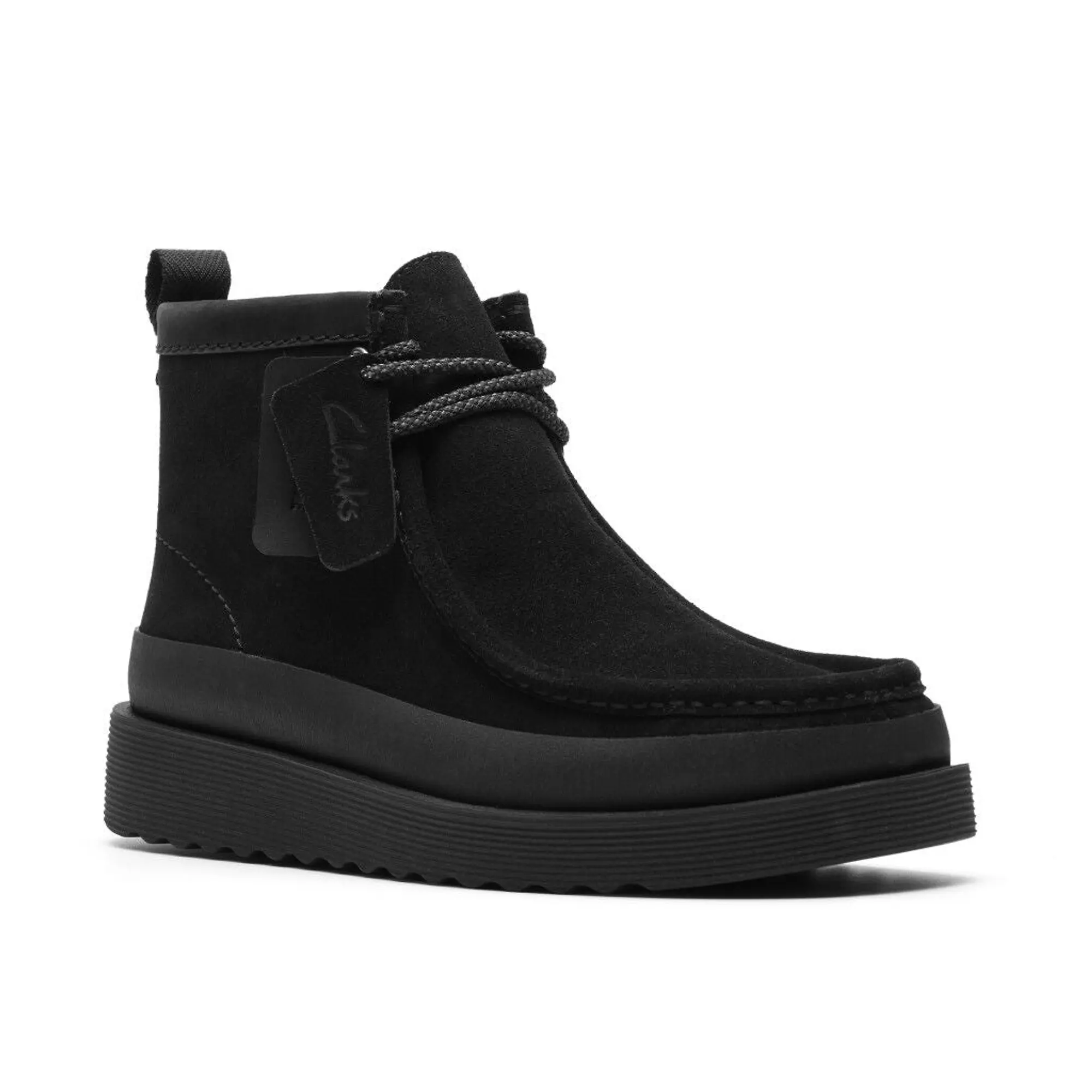 Product image 2 of 8 of Clarks Wallabee FTR2 Hi Shoe - Black Suede
