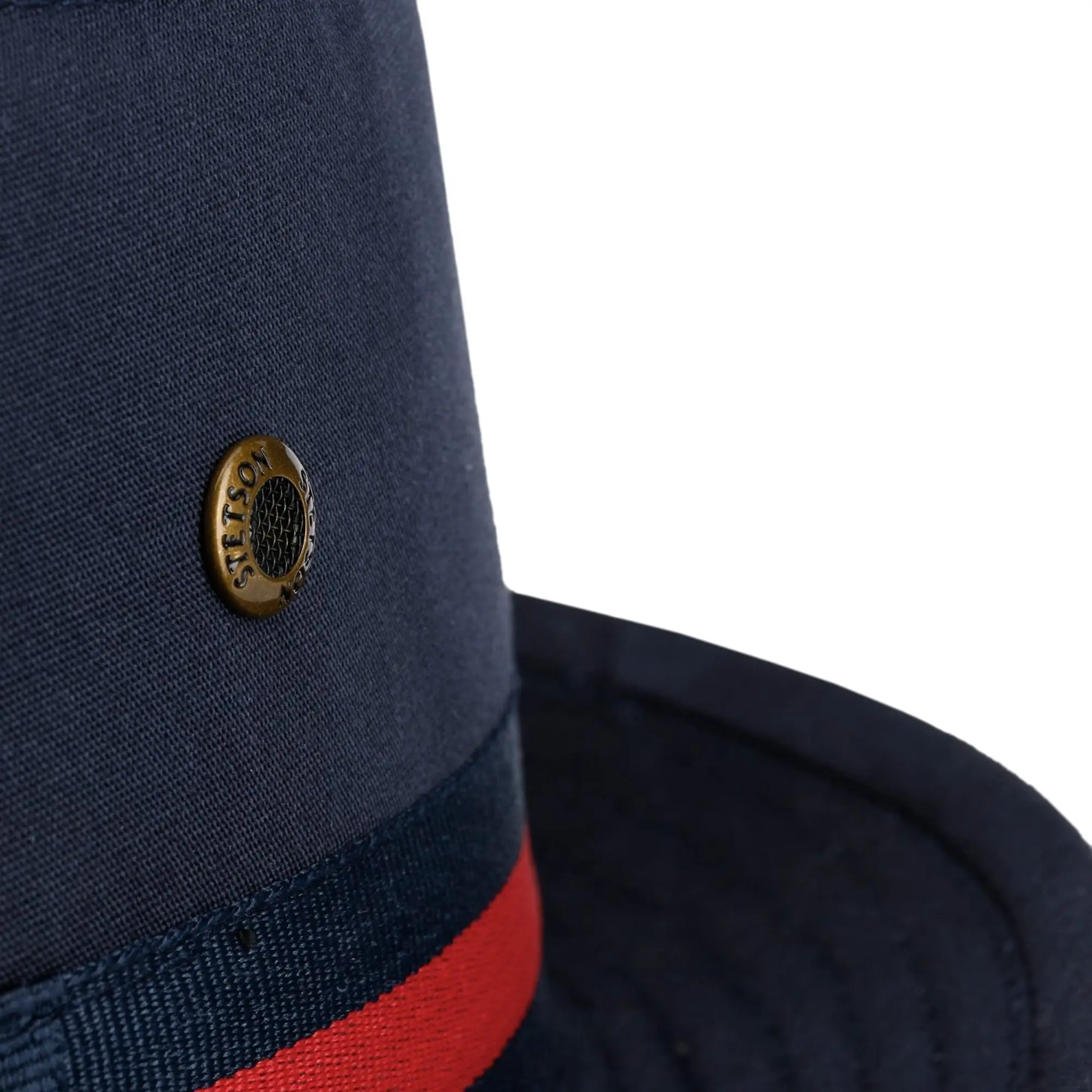 Product image 5 of 6 of Stetson Classic Band Pork Pie Cloth Hat - Dark Navy