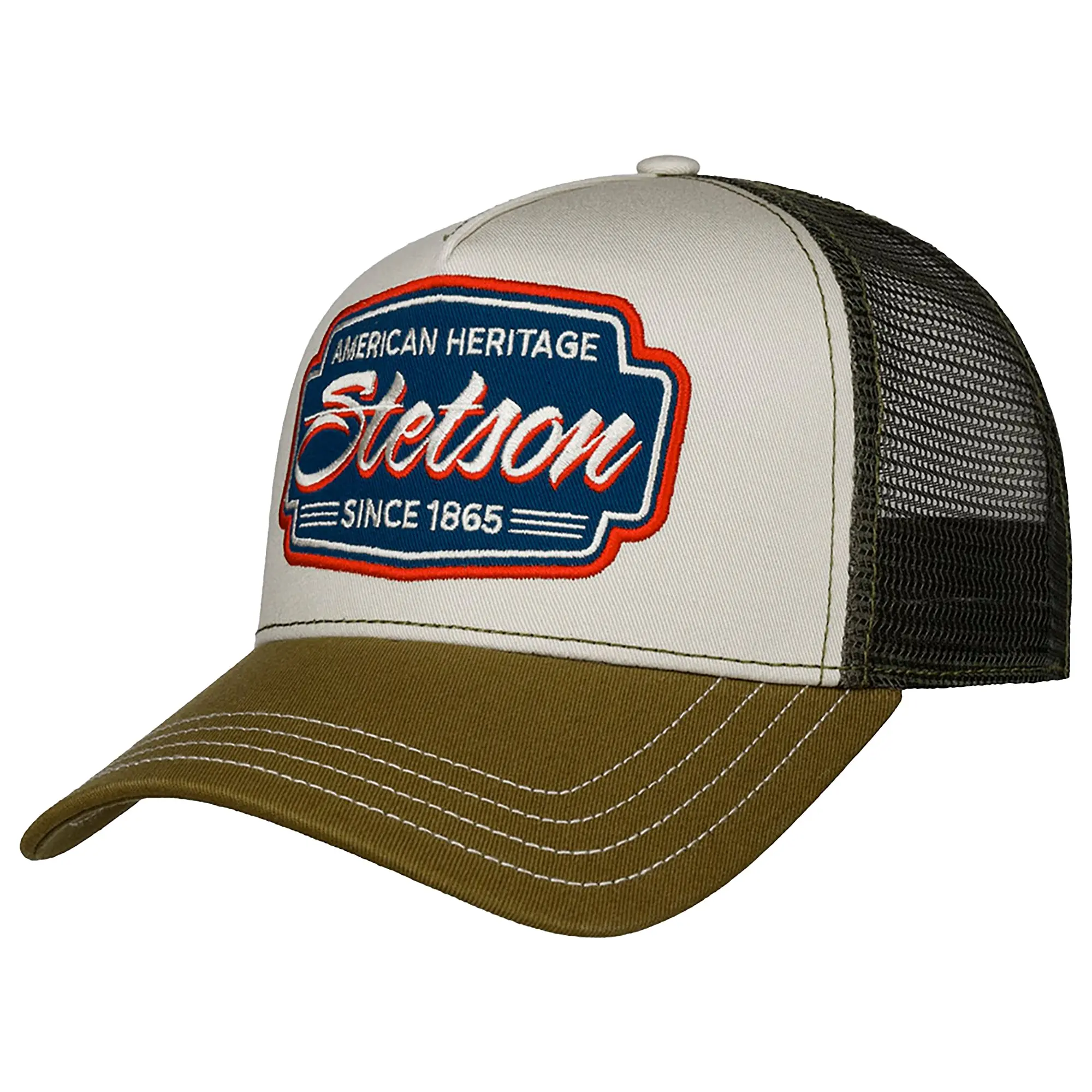 Product image 6 of 6 of Stetson Classic Race Trucker Cap - Olive