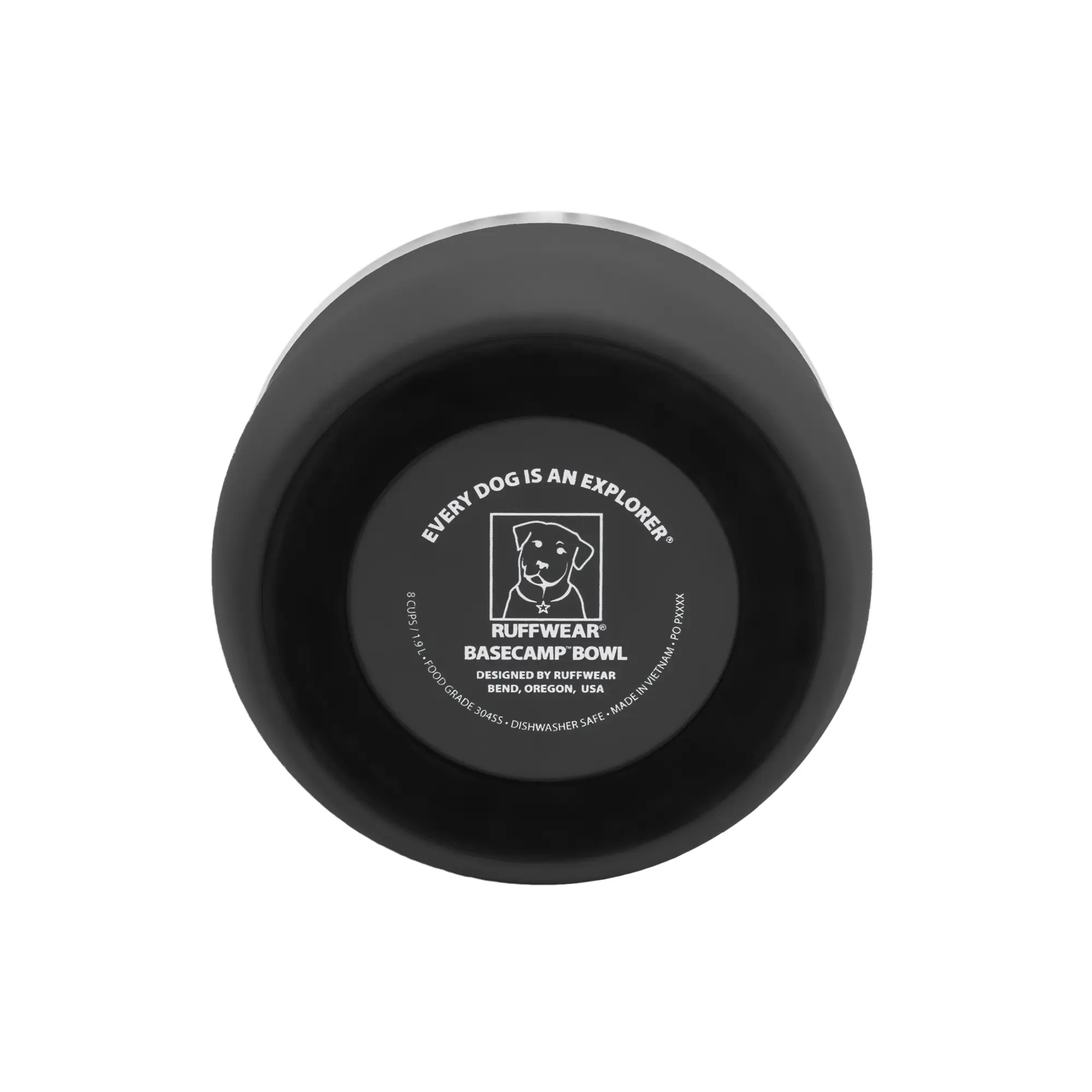 Product image 2 of 2 of RUFFWEAR Basecamp Dog Bowl - Basalt Gray