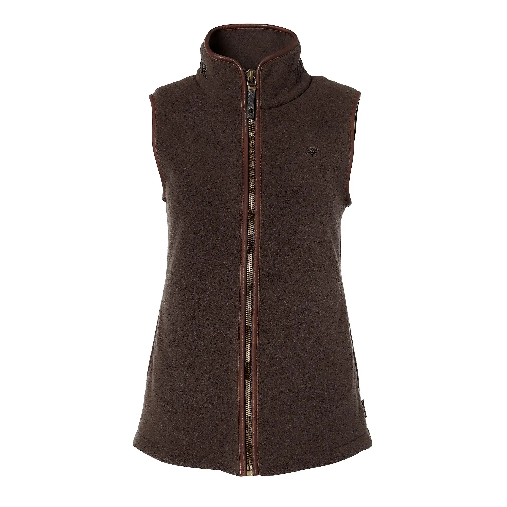 Product image 1 of 9 of Holland Cooper Women's Country Fleece Gilet - Chocolate