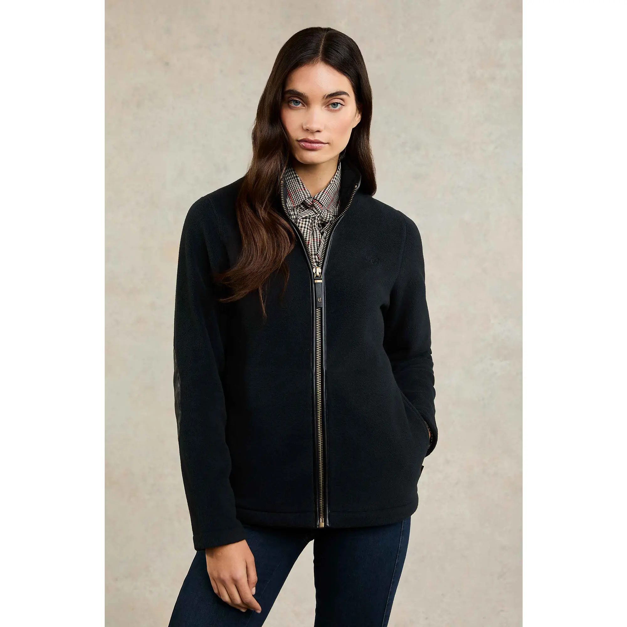 Product image 3 of 8 of Holland Cooper Women's Country Fleece Jacket - Black