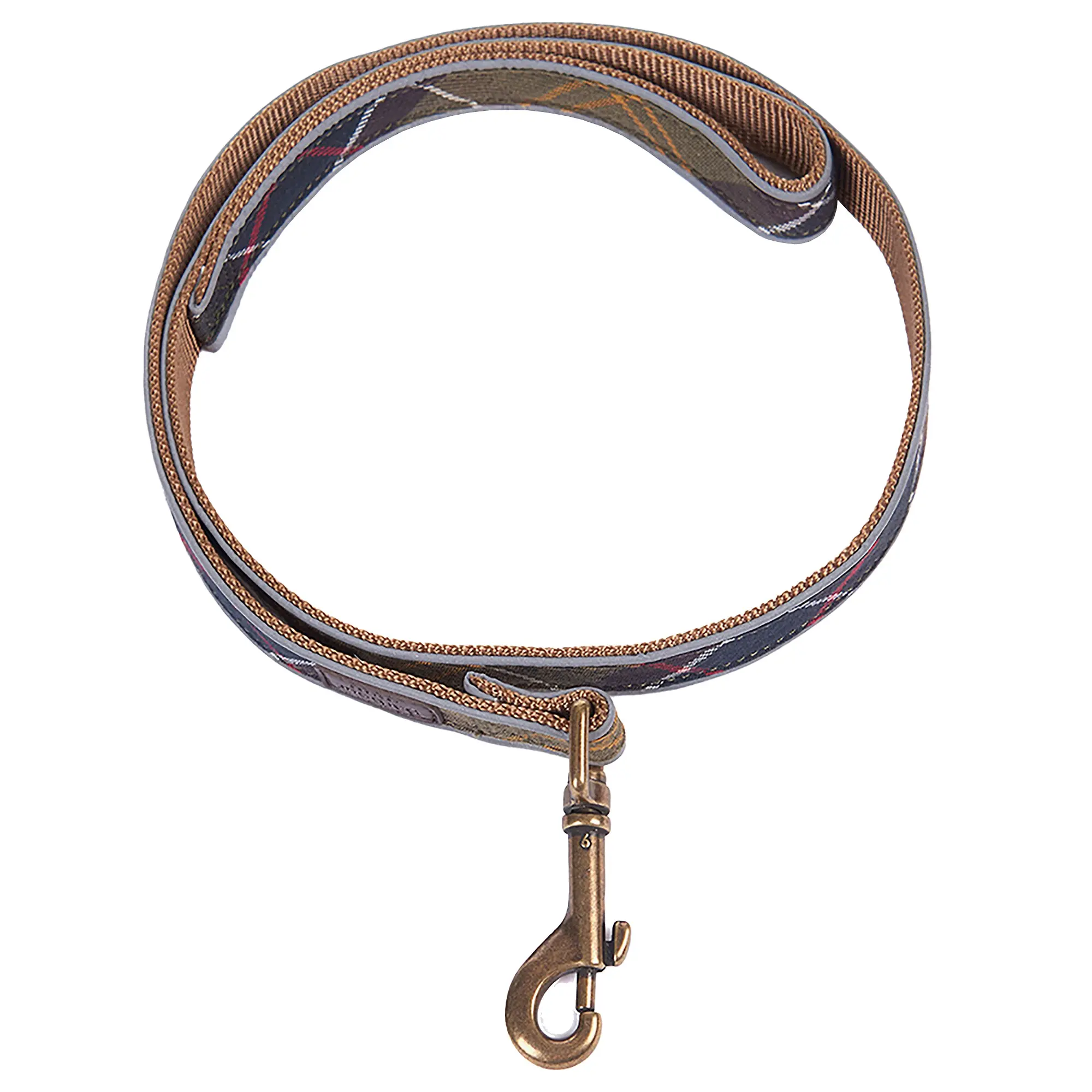 Product image 1 of 7 of Barbour Reflective Tartan Dog Lead - Classic Tartan