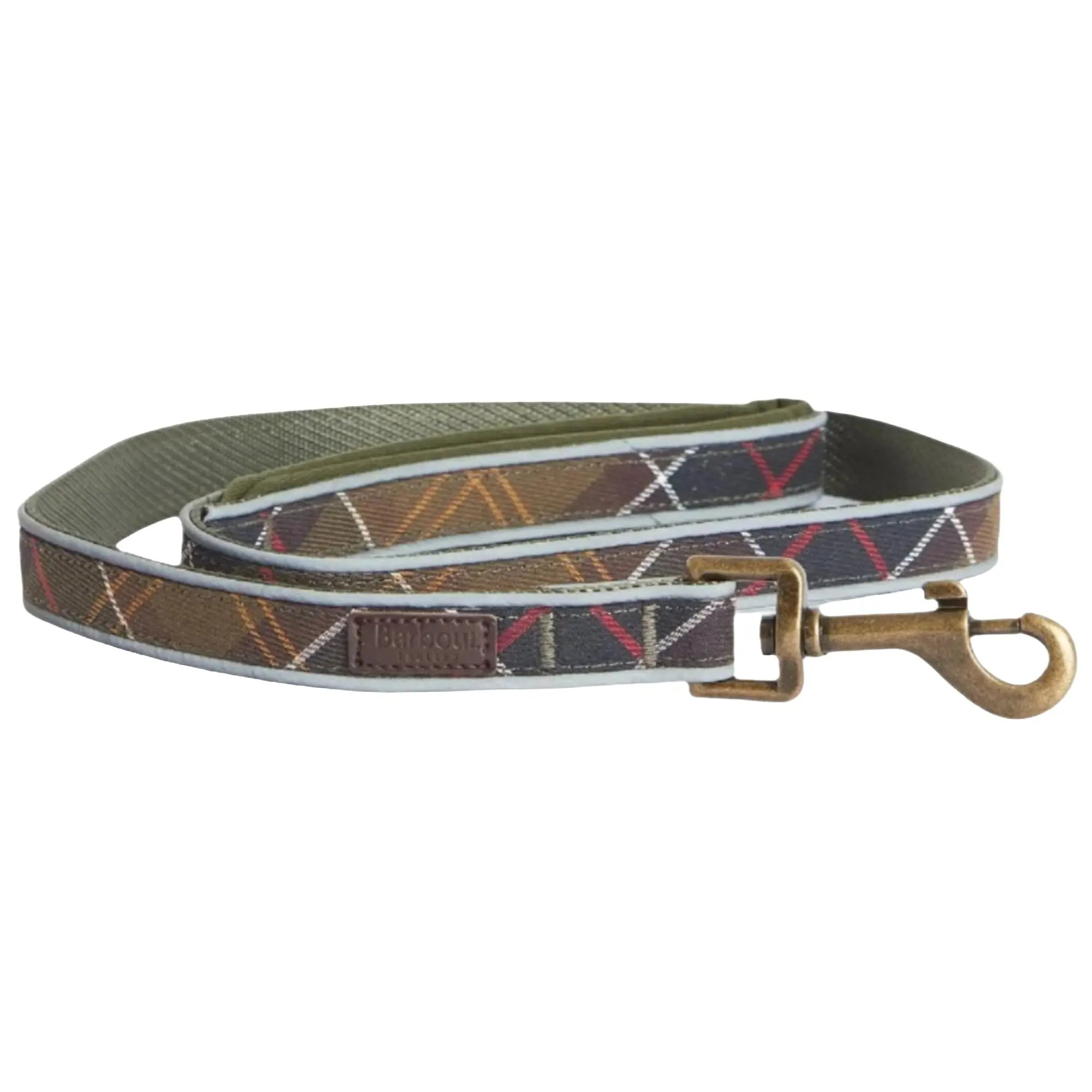Product image 1 of 5 of Barbour Reflective Tartan Comfort Dog Lead - Classic Tartan