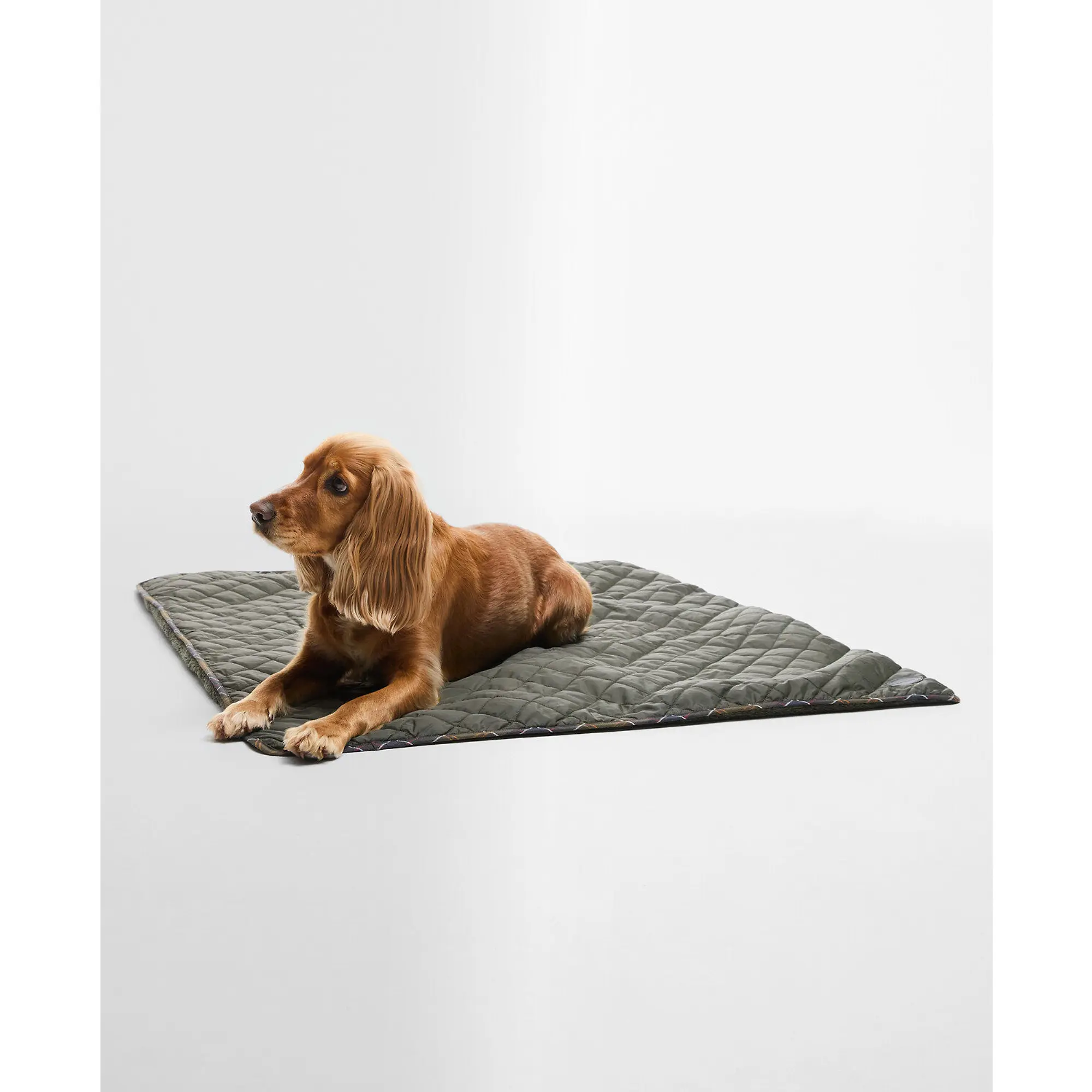Product image 2 of 6 of Barbour Dog Quilt & Fleece Blanket - Olive