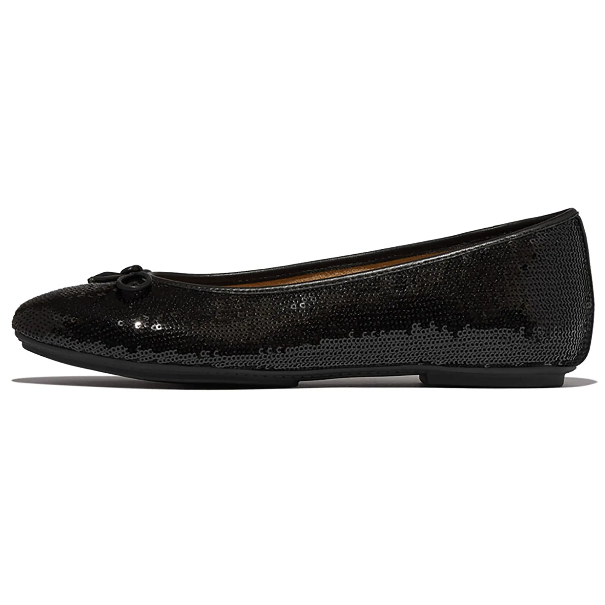 Product image 6 of 6 of FitFlop Women's DELICATO Bow Sequin Ballet Flats - Black