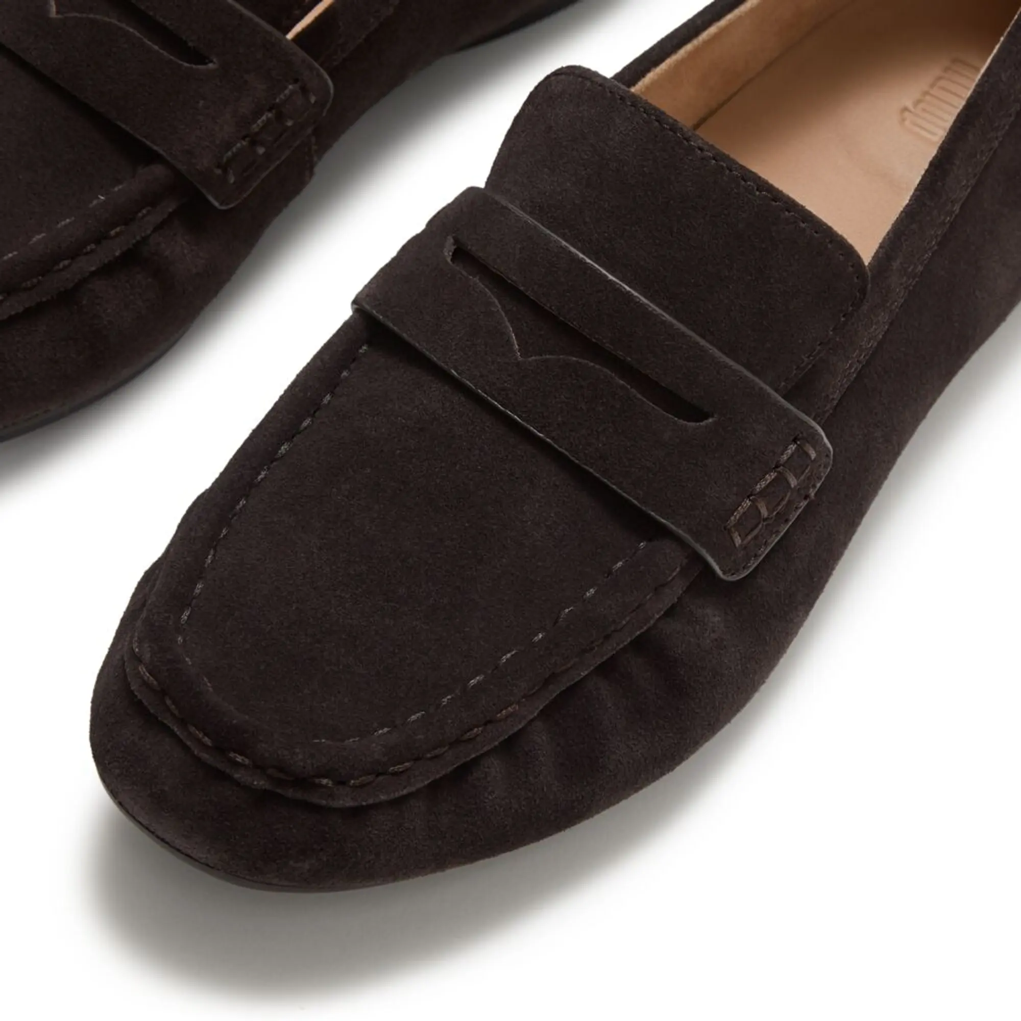 Product image 4 of 7 of FitFlop Women's Delicato Suede Loafers - Brown Mix