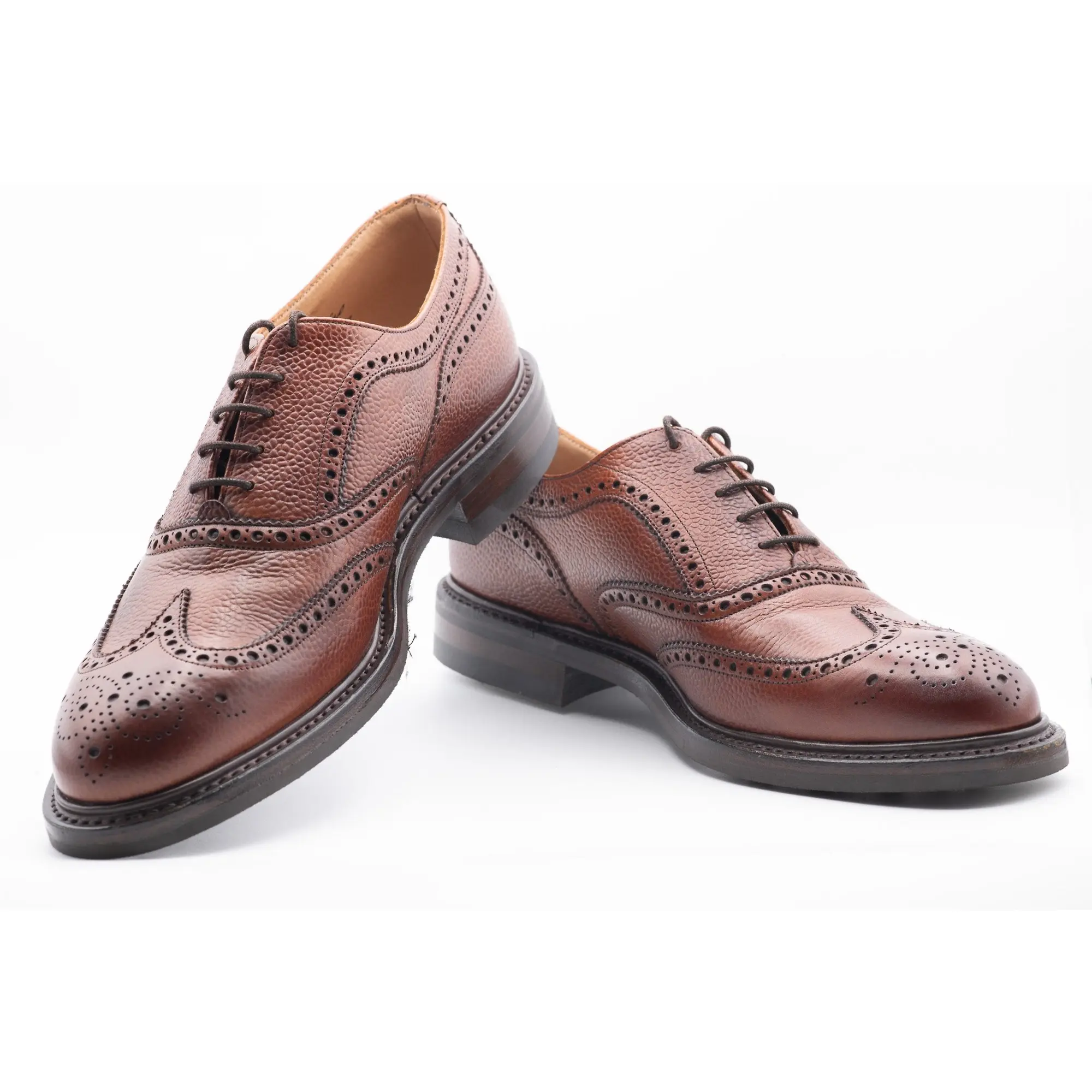 Product image 4 of 5 of Cheaney Men's Hythe II R Wingcap Oxford Brogues - Mahogany Grain Leather