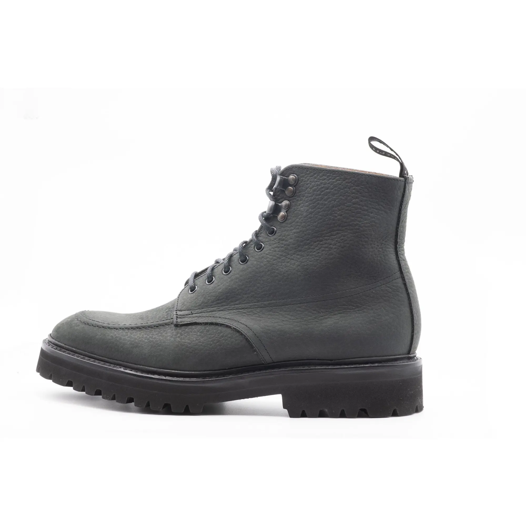Product image 2 of 4 of Cheaney Men's Brixton M Apron Derby Boots - Black Grain Nubuck